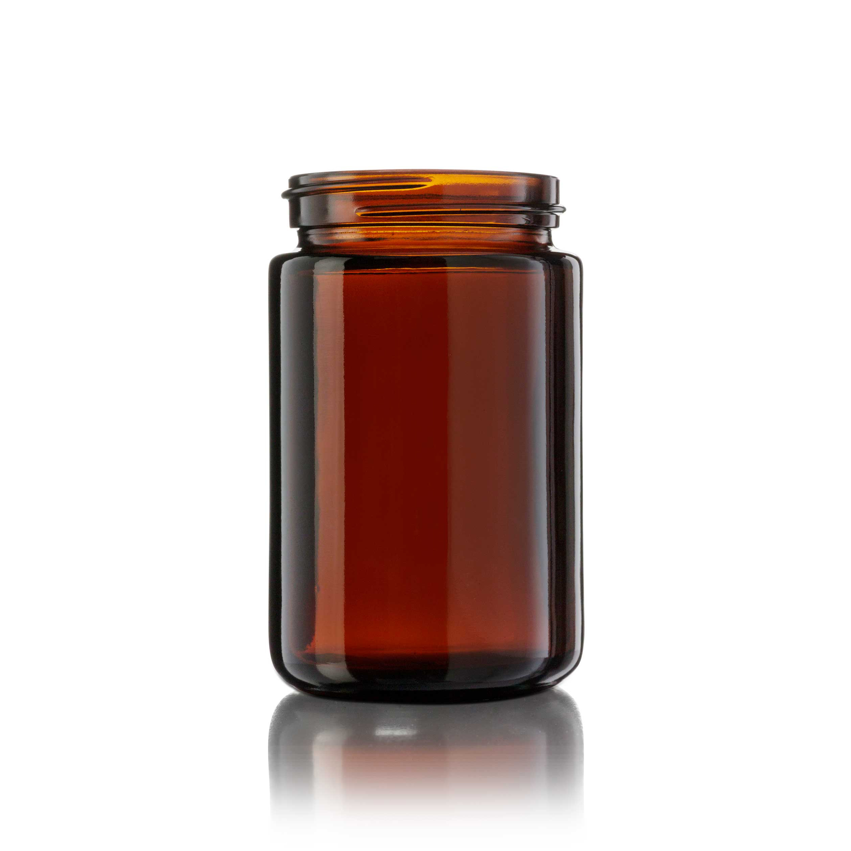 Wide neck jar Violette 100ml, 48/400, Amber Brown