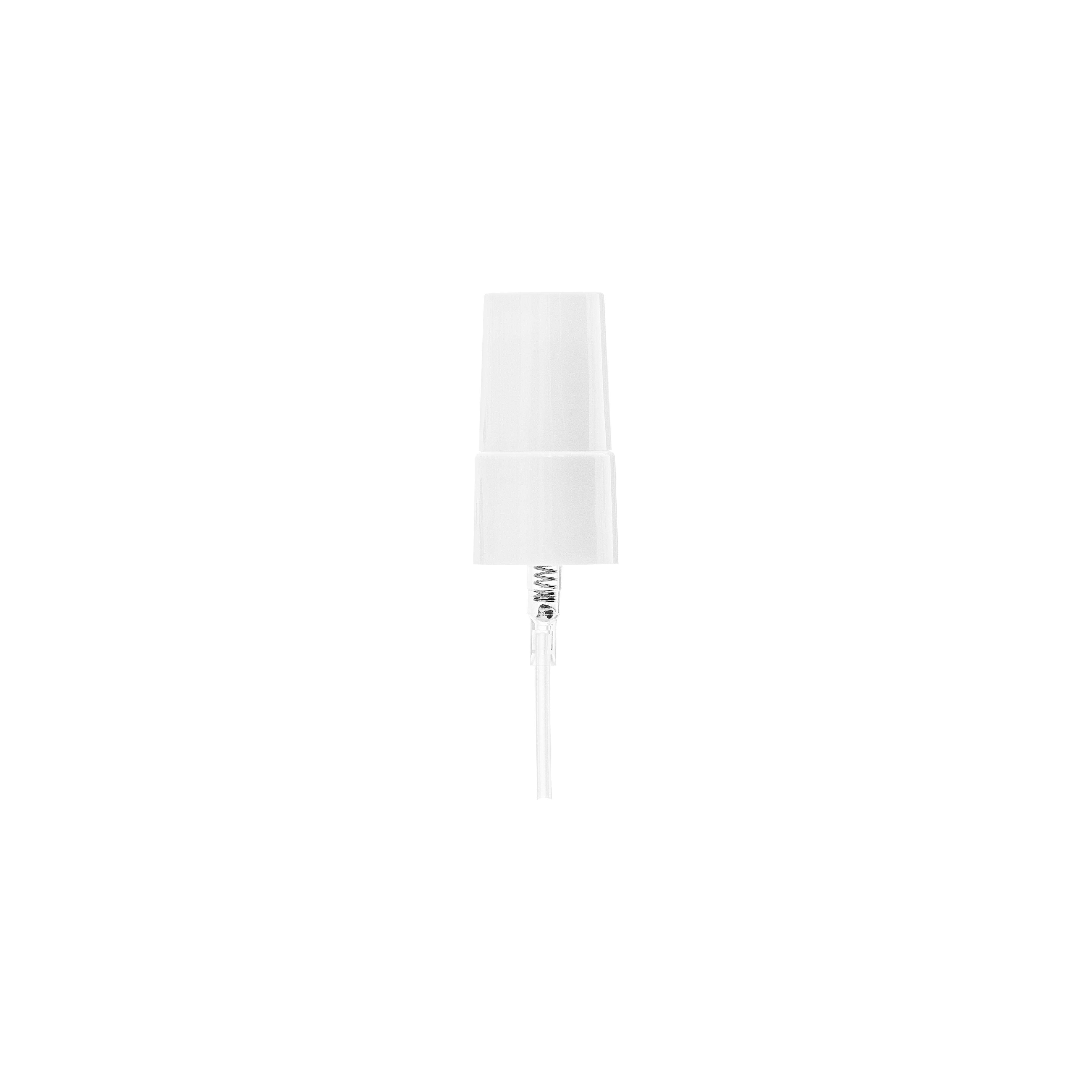 Mist sprayer Sinfonia 18/415, PP, white, glossy, dose 0.10ml, white overcap (Magister 30) Mist sprayer Sinfonia 18/415, PP, white, glossy, dose 0.10ml, white overcap (Magister 30)