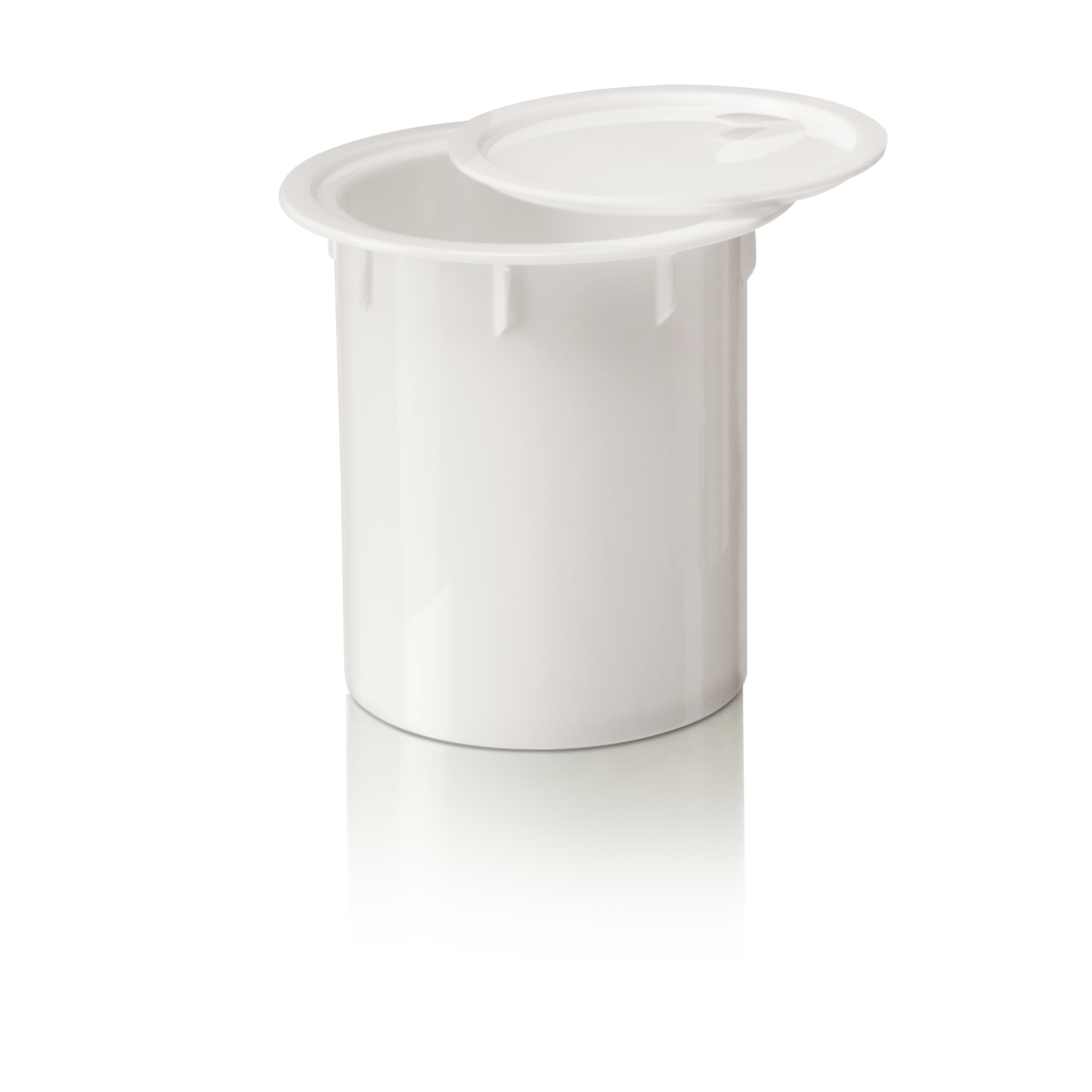 Refill insert 58/400, PP, white, dosage 50ml (Olive 96) Refill insert 58/400, PP, white, dosage 50ml (Olive 96)