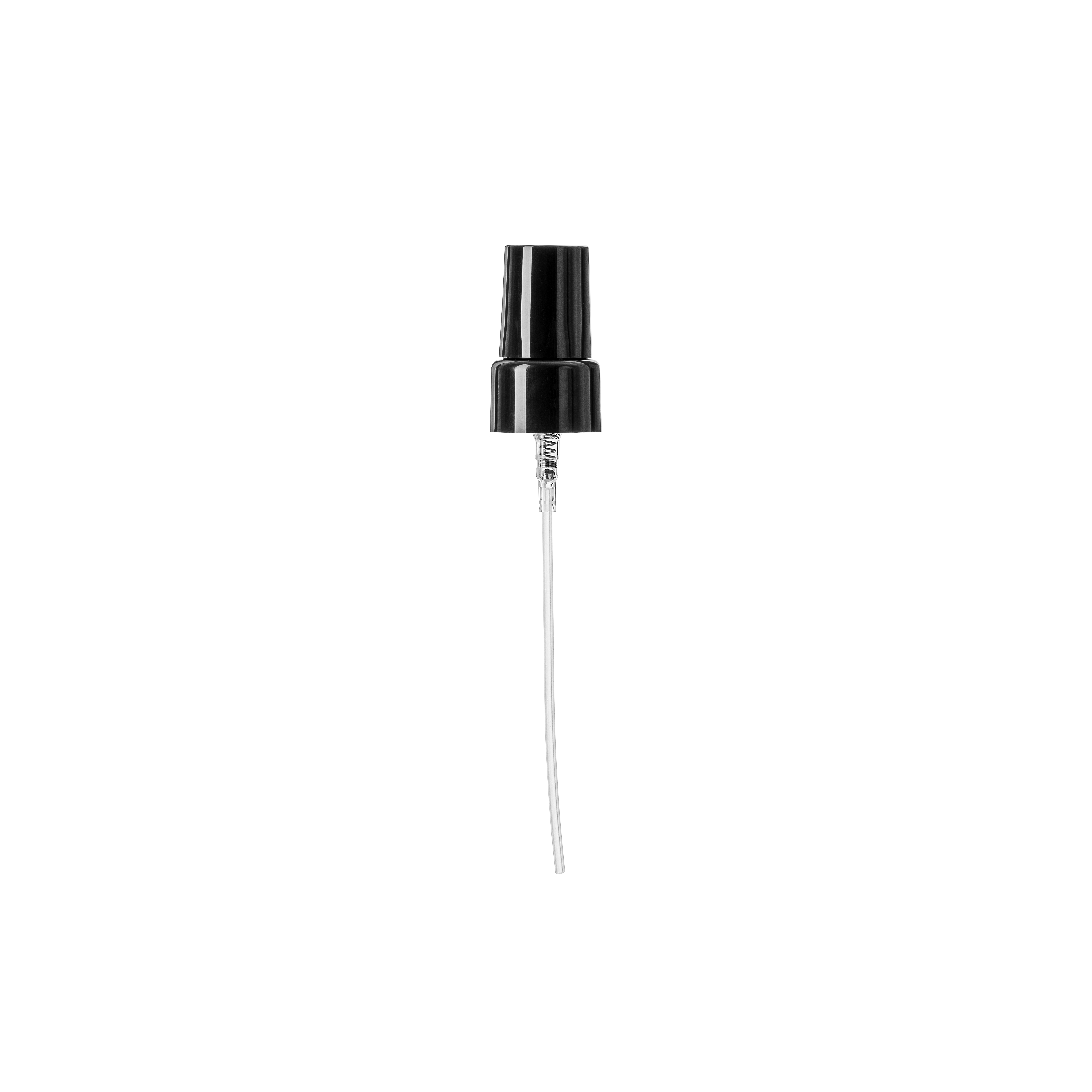 Mist sprayer Sinfonia 18/415, PP, black, glossy, dose 0.10ml, black overcap (Magister 50)