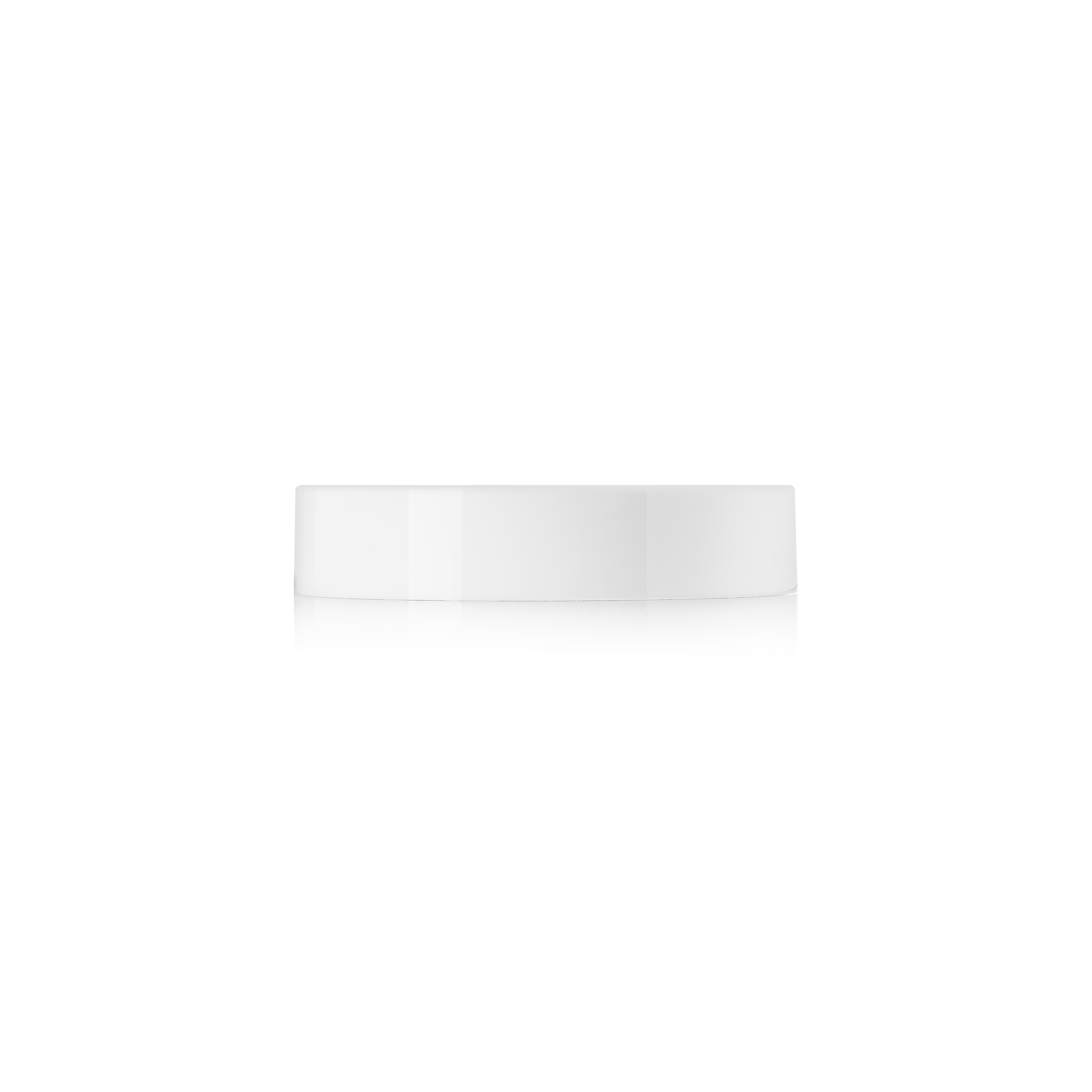 Lid double wall 82 special, PP, white, glossy finish, white inlay (Camellia 240)