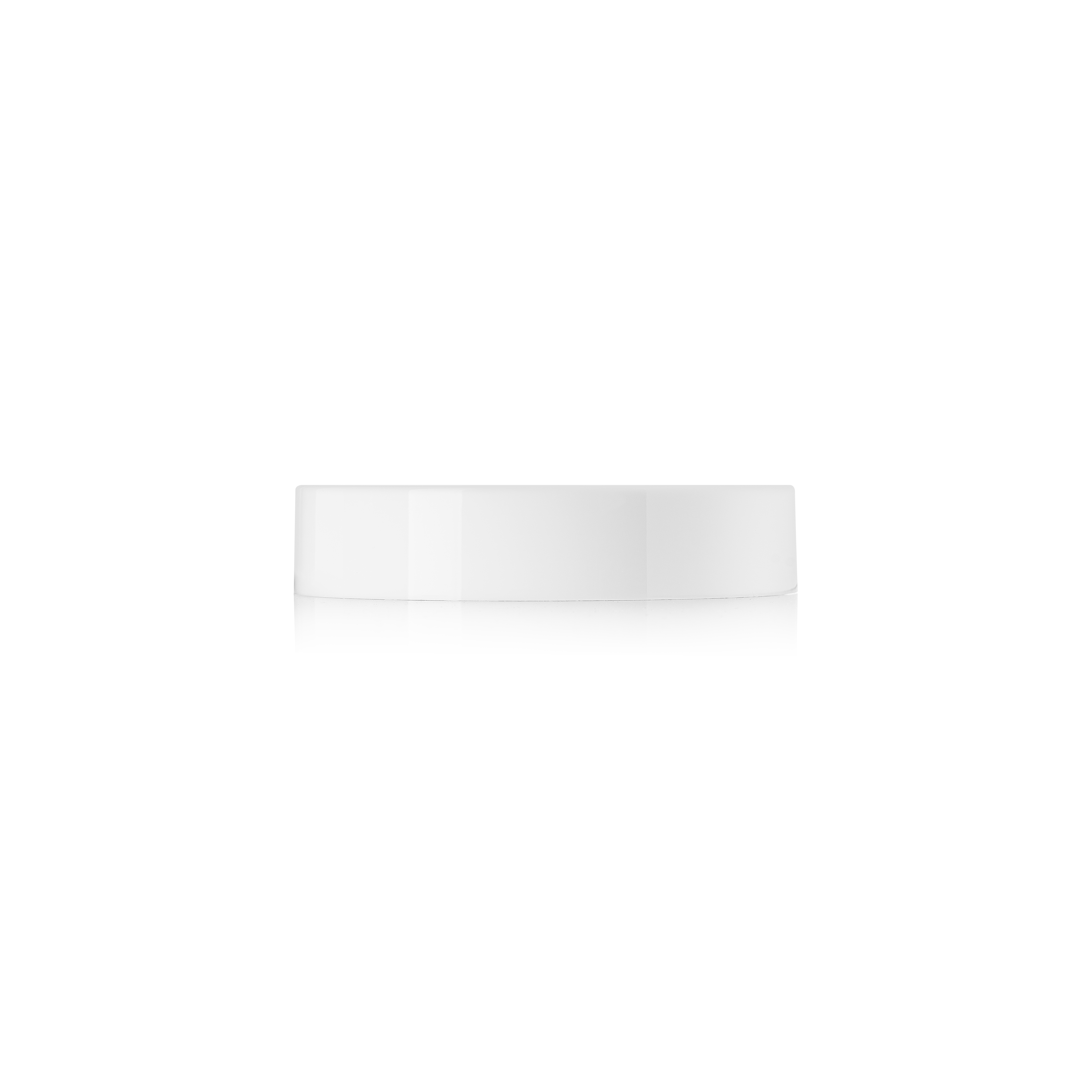 Lid double wall 82 special, PP, white, glossy finish, white inlay (Camellia 240)