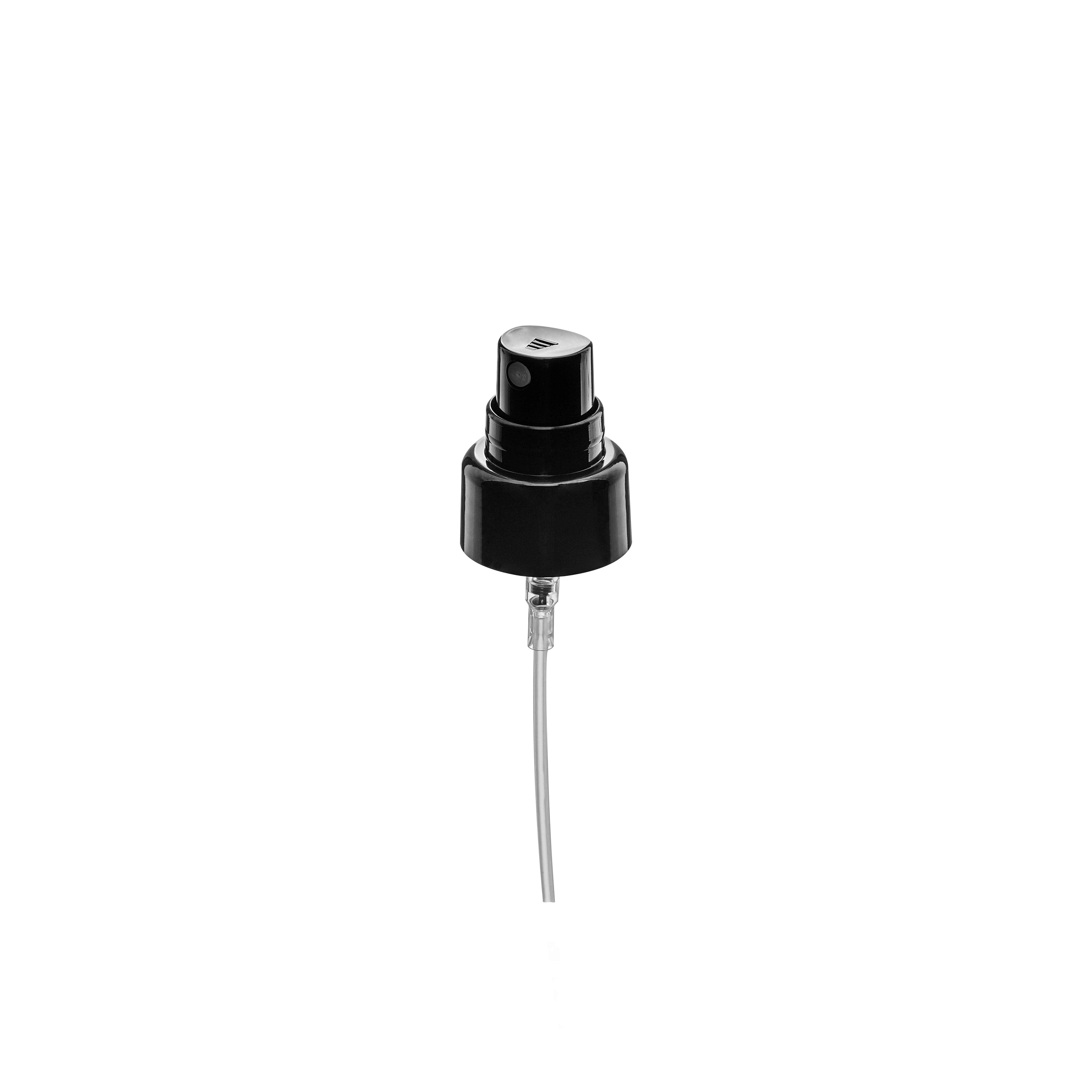 Mist sprayer Sinfonia 22/410, PP, black, glossy finish, dose 0.10ml, black overcap (Luna 30) Mist sprayer Sinfonia 22/410, PP, black, glossy finish, dose 0.10ml, black overcap (Luna 30)