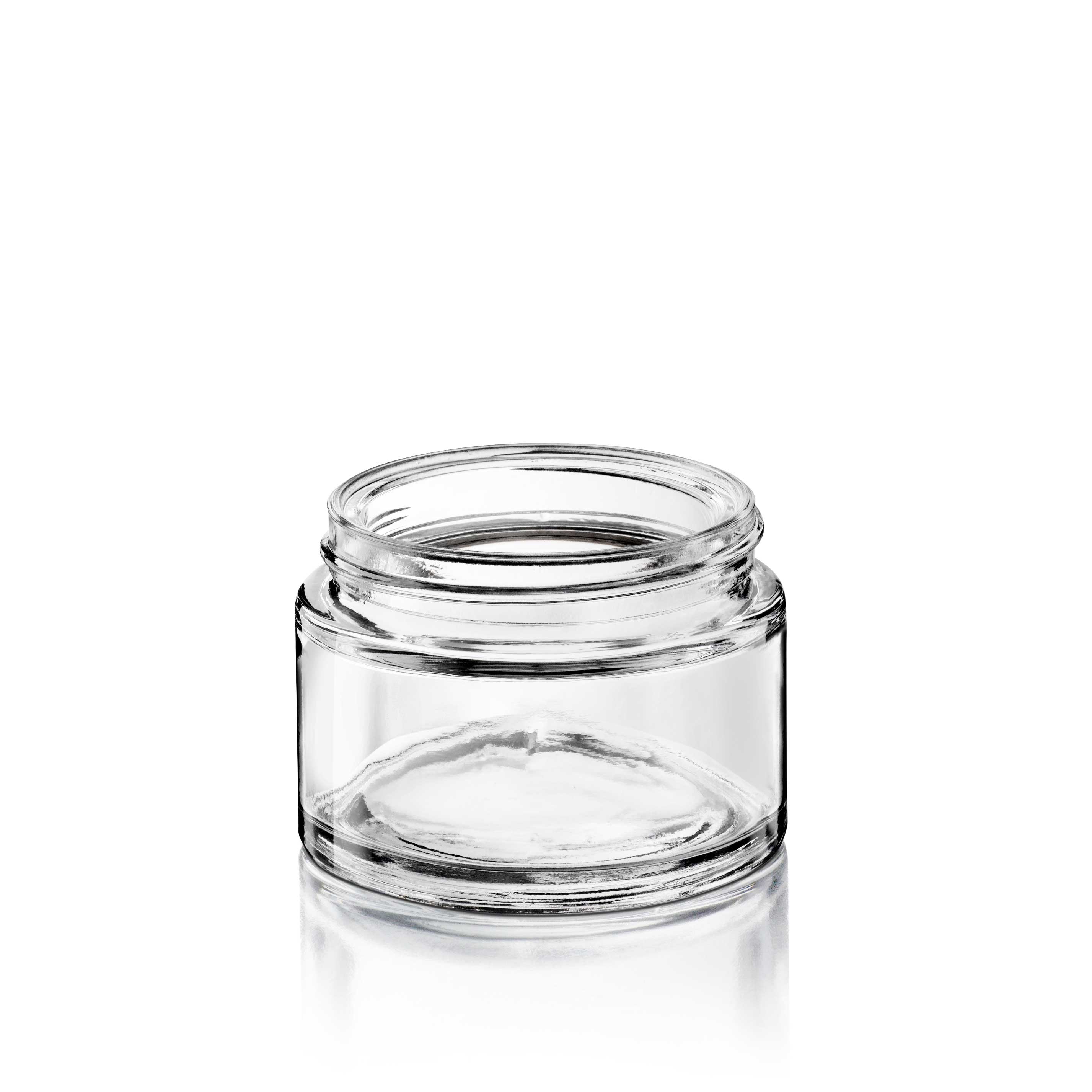 Cosmetic jar Lime 50ml, 53/400, light weight, Flint