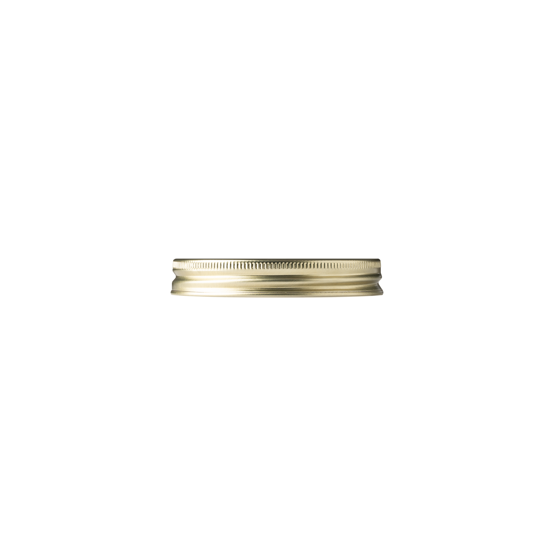 Screw cap Clio 168, 70/400, tinplate, gold, white inlay (Viola/Violette 250)
