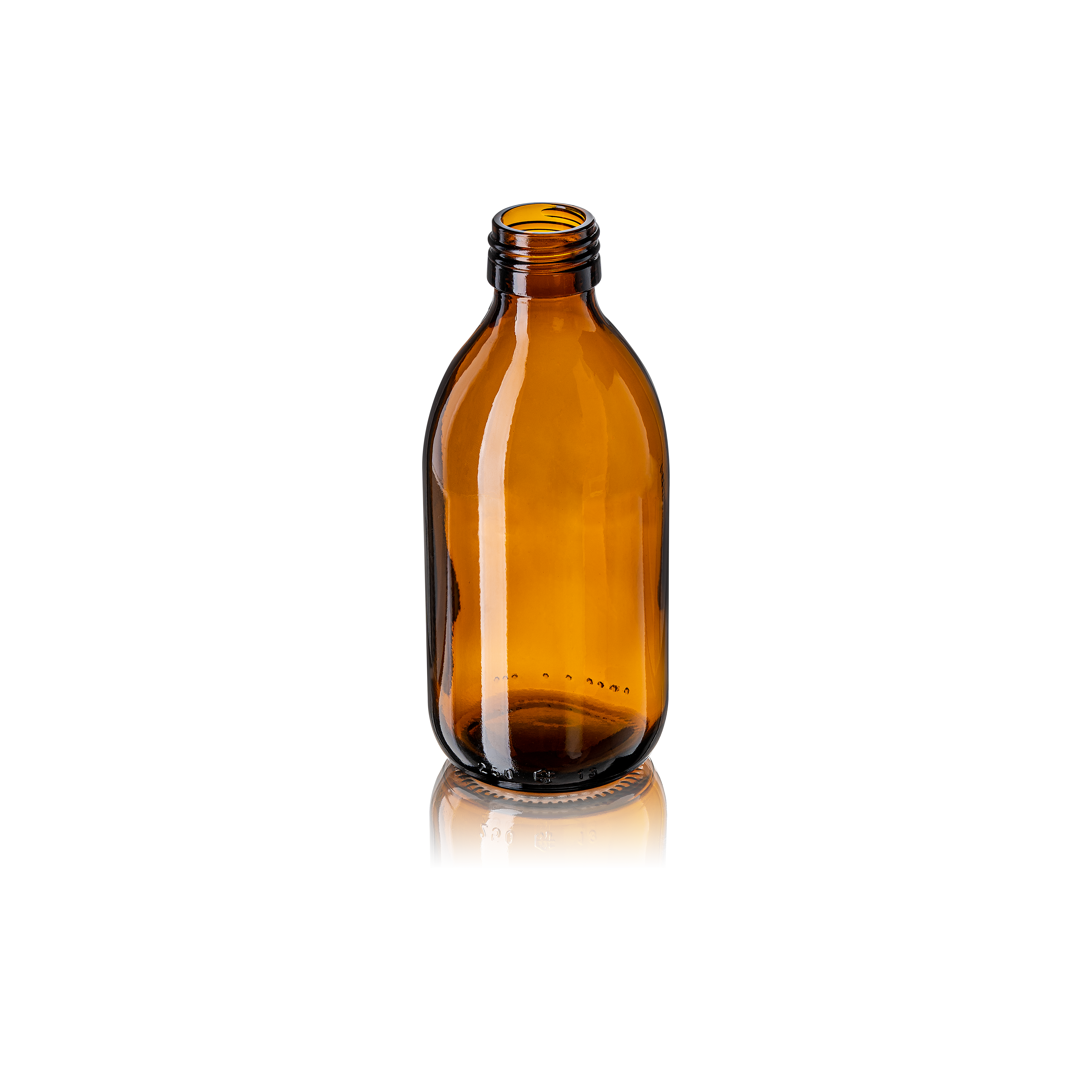 Syrup bottle Thyme 250ml, PP28, Amber
