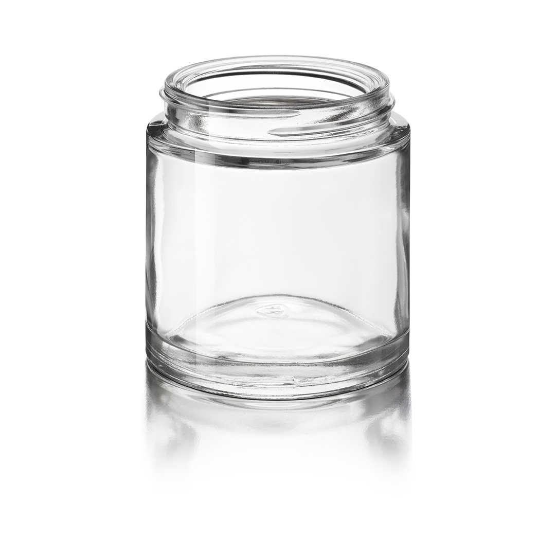 Cosmetic jar Olive 100 ml, 58/400, Flint