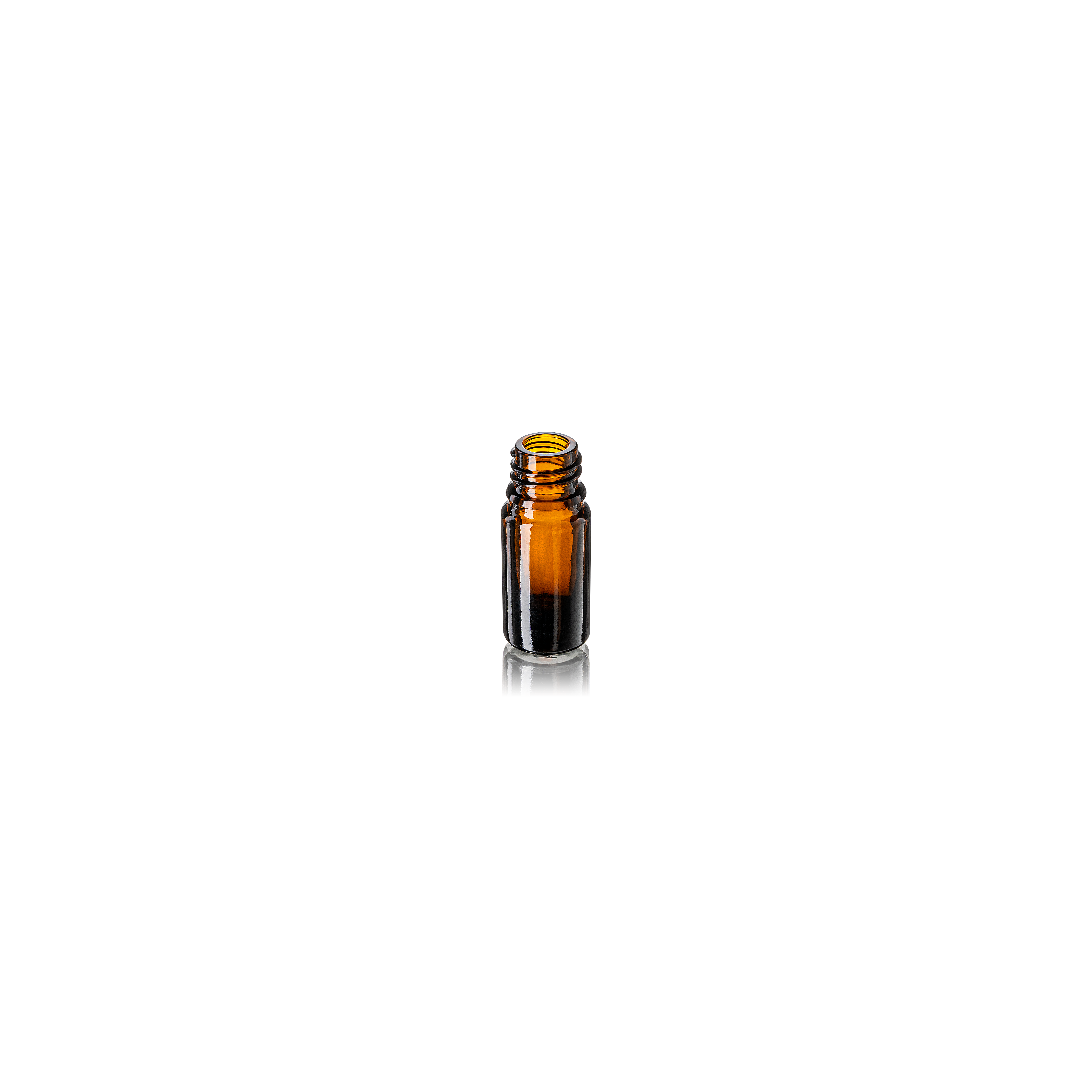 Dropper bottle Ginger 5ml, DIN18, Amber