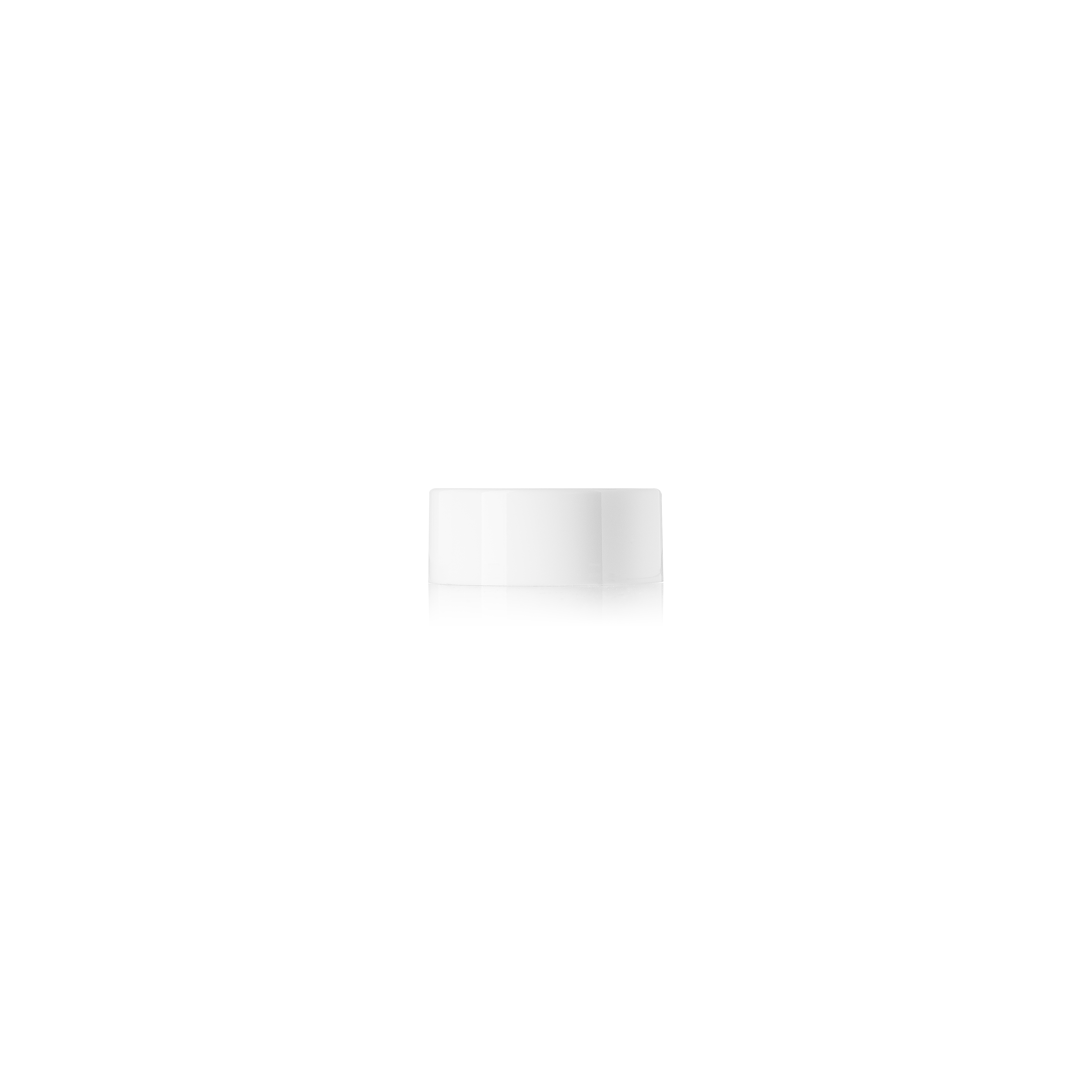Lid double wall 35 special, PP, white, glossy finish, white inlay (Camellia 15)