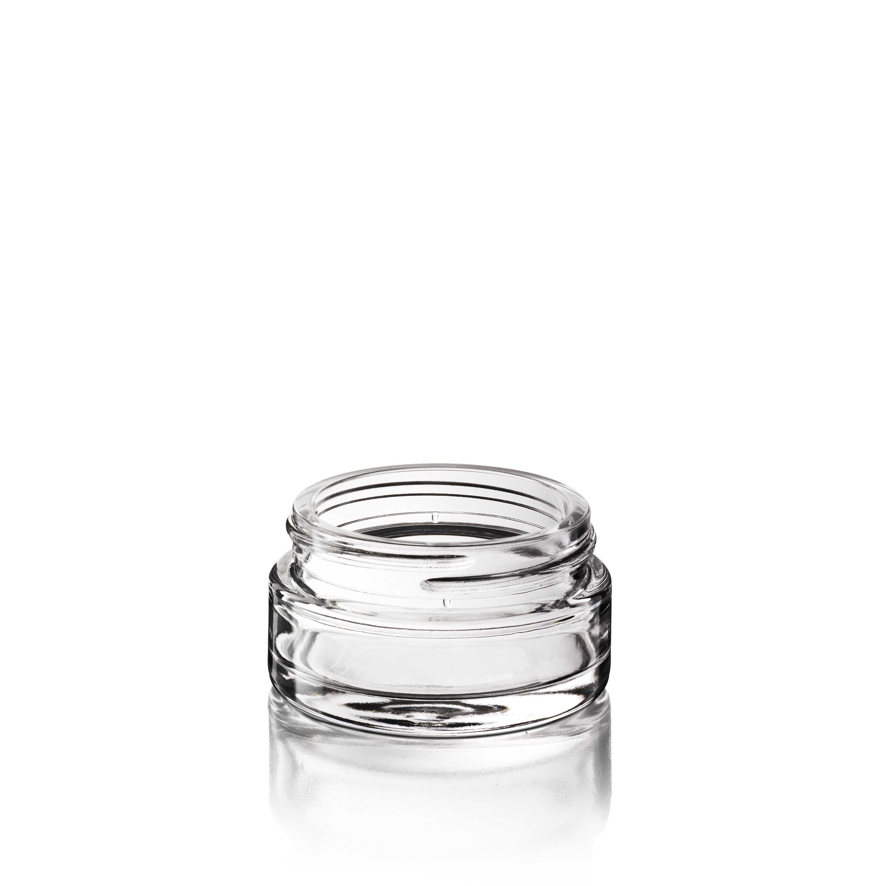 Cosmetic jar Bryn 30 ml, 48 special thread, Flint