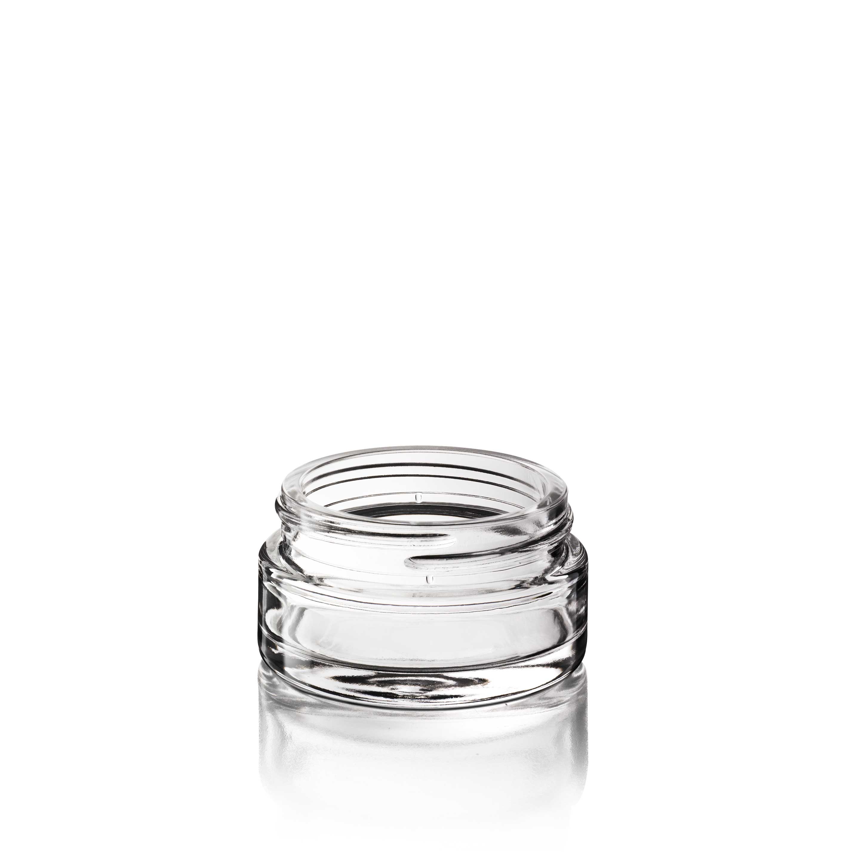 Cosmetic jar Bryn 30ml, 48 special thread, Flint