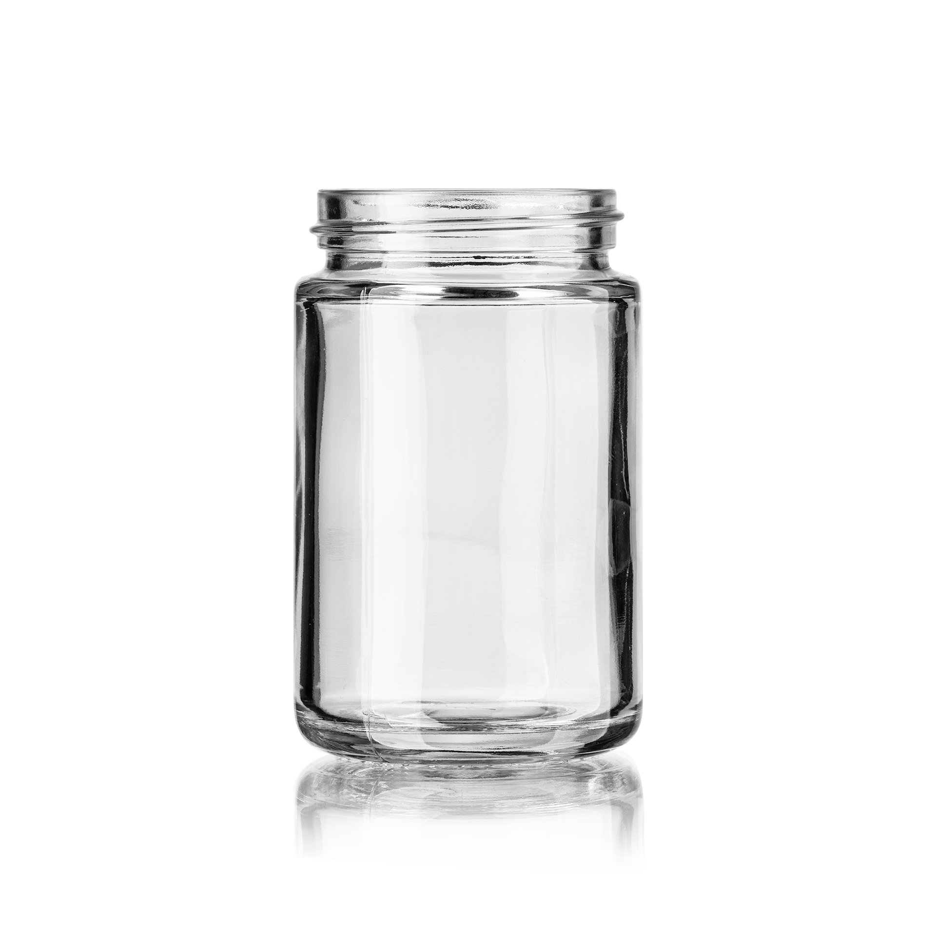 Wide neck jar Viola 100ml, Height 84.4 mm, 48/400, Flint