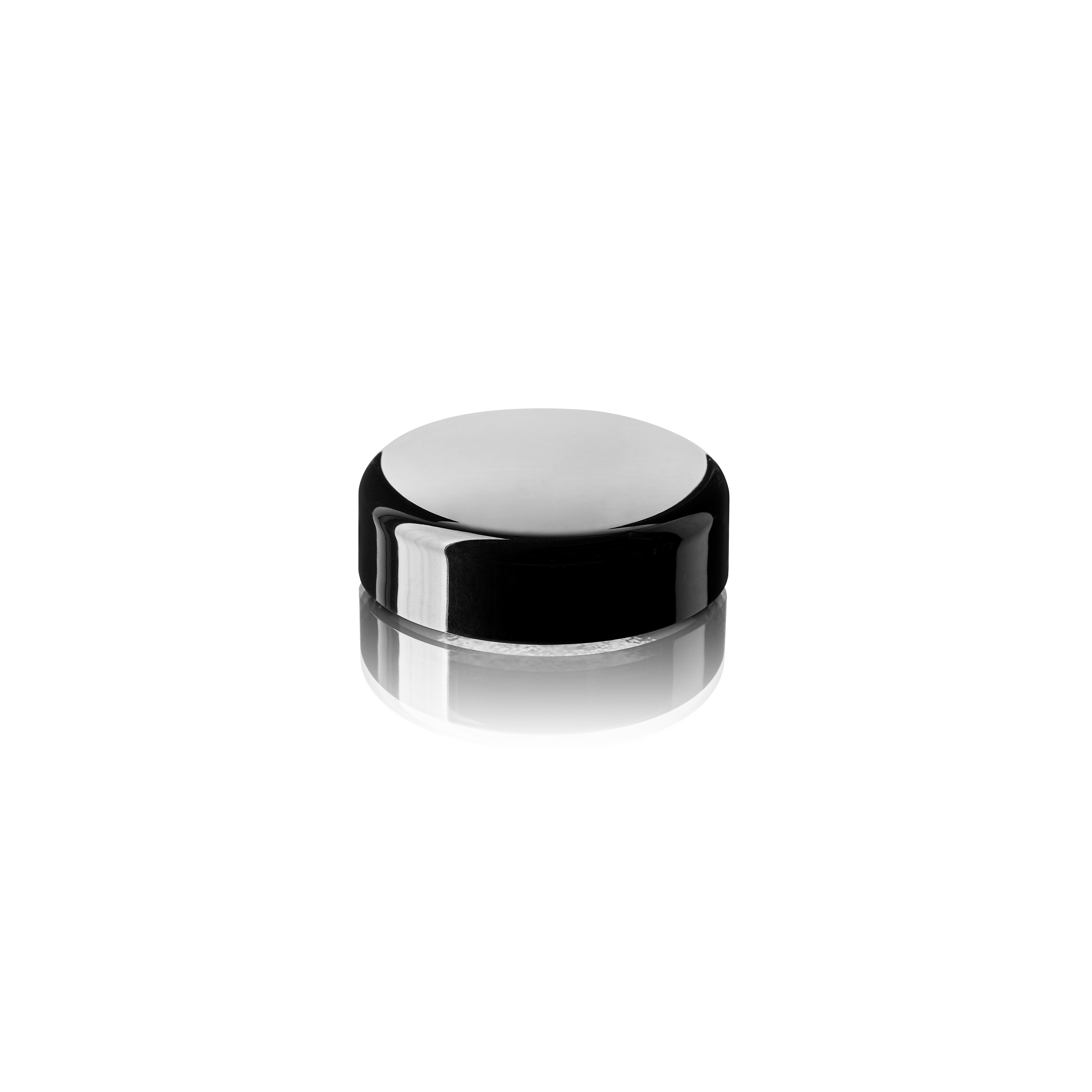 Lid Classic 58/400, SAN, black, glossy finish, white inlay (Violette 200)