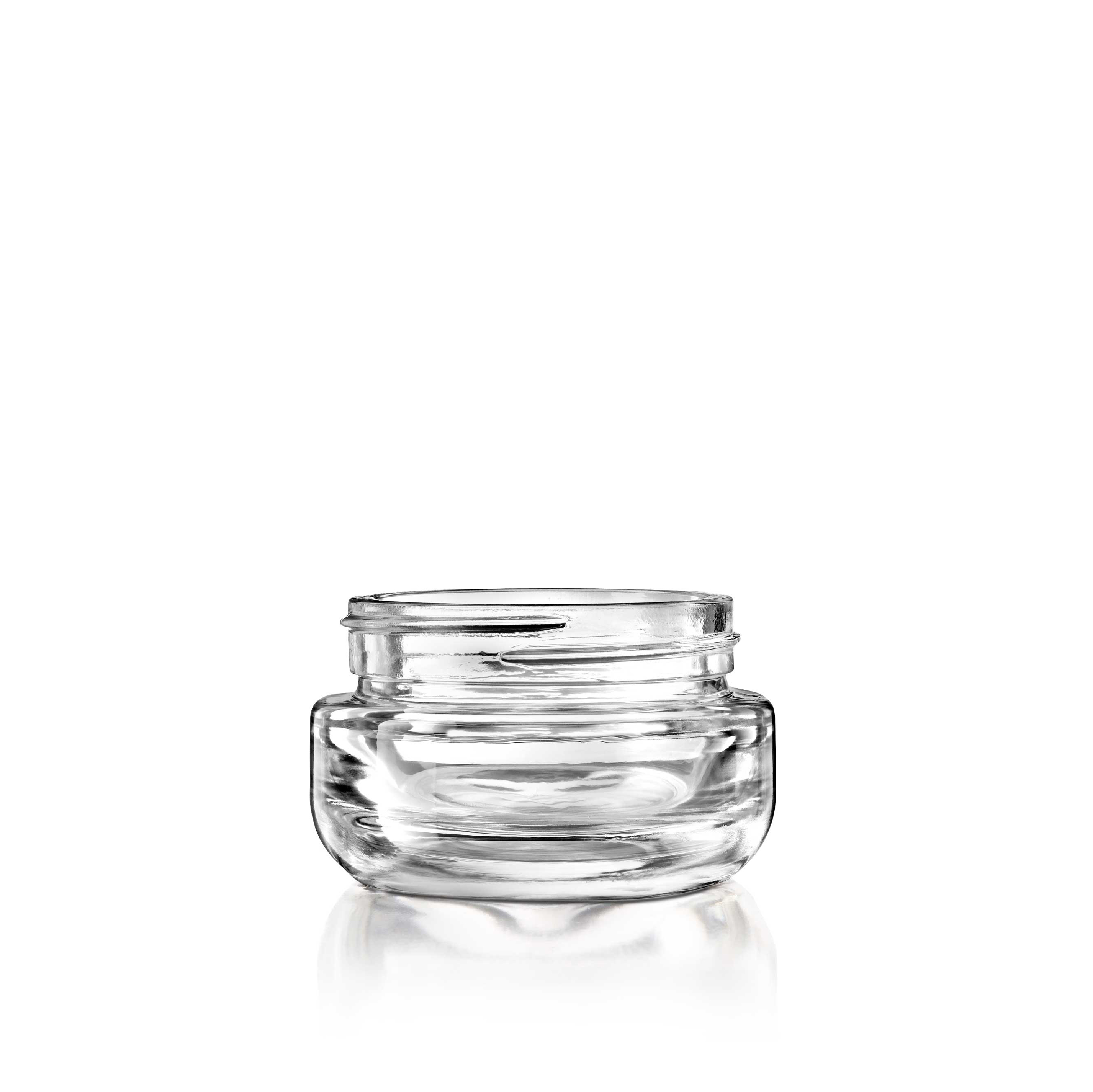 Cosmetic jar Flora 30 ml, 53/400, fit for child-resistant lid, Flint