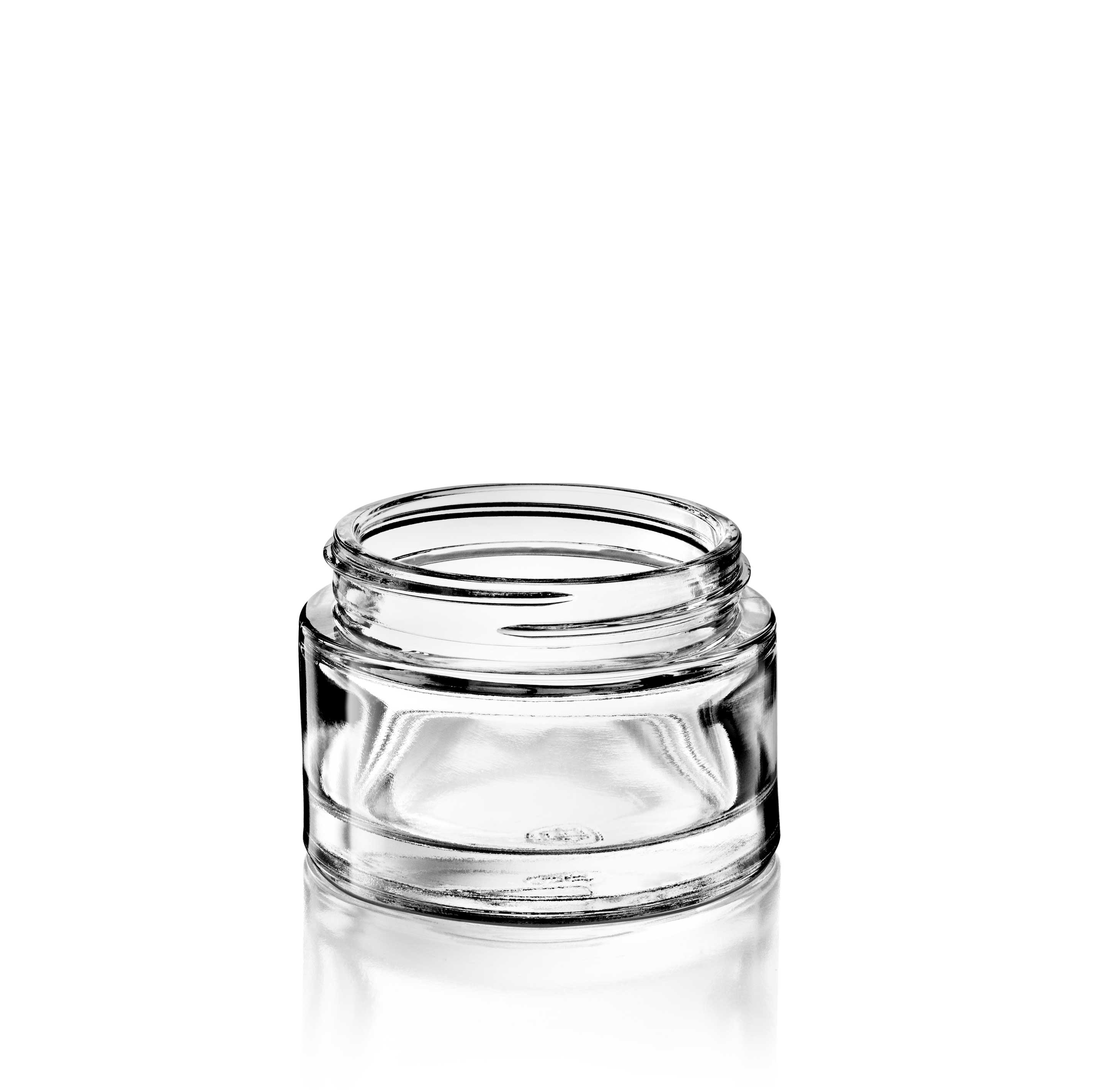 Cosmetic jar Olive 50 ml, 58/400, Flint