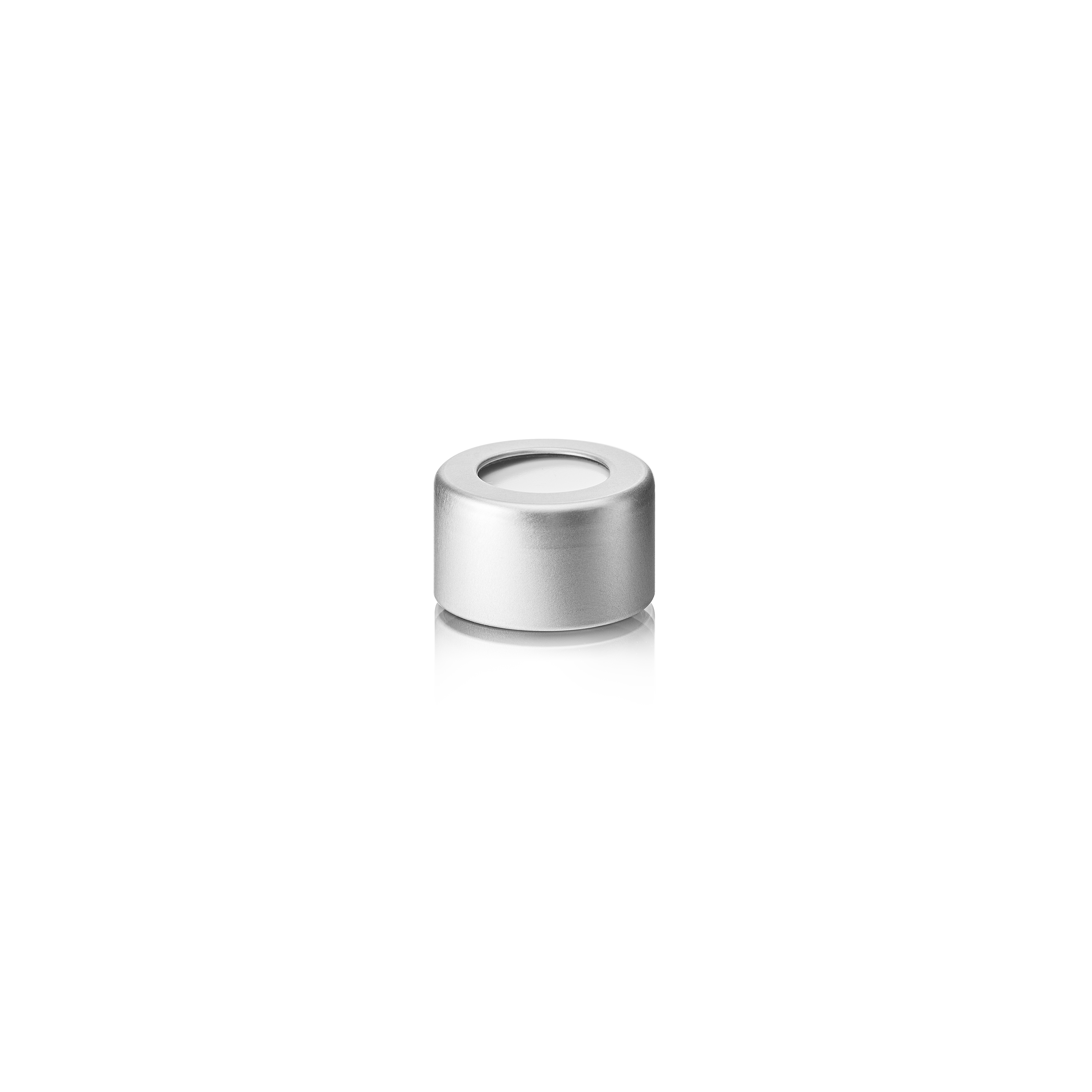 Diffuser cap Clio 295, 28/410, aluminium, silver, white inlay Diffuser cap Clio 295, 28/410, aluminium, silver, white inlay