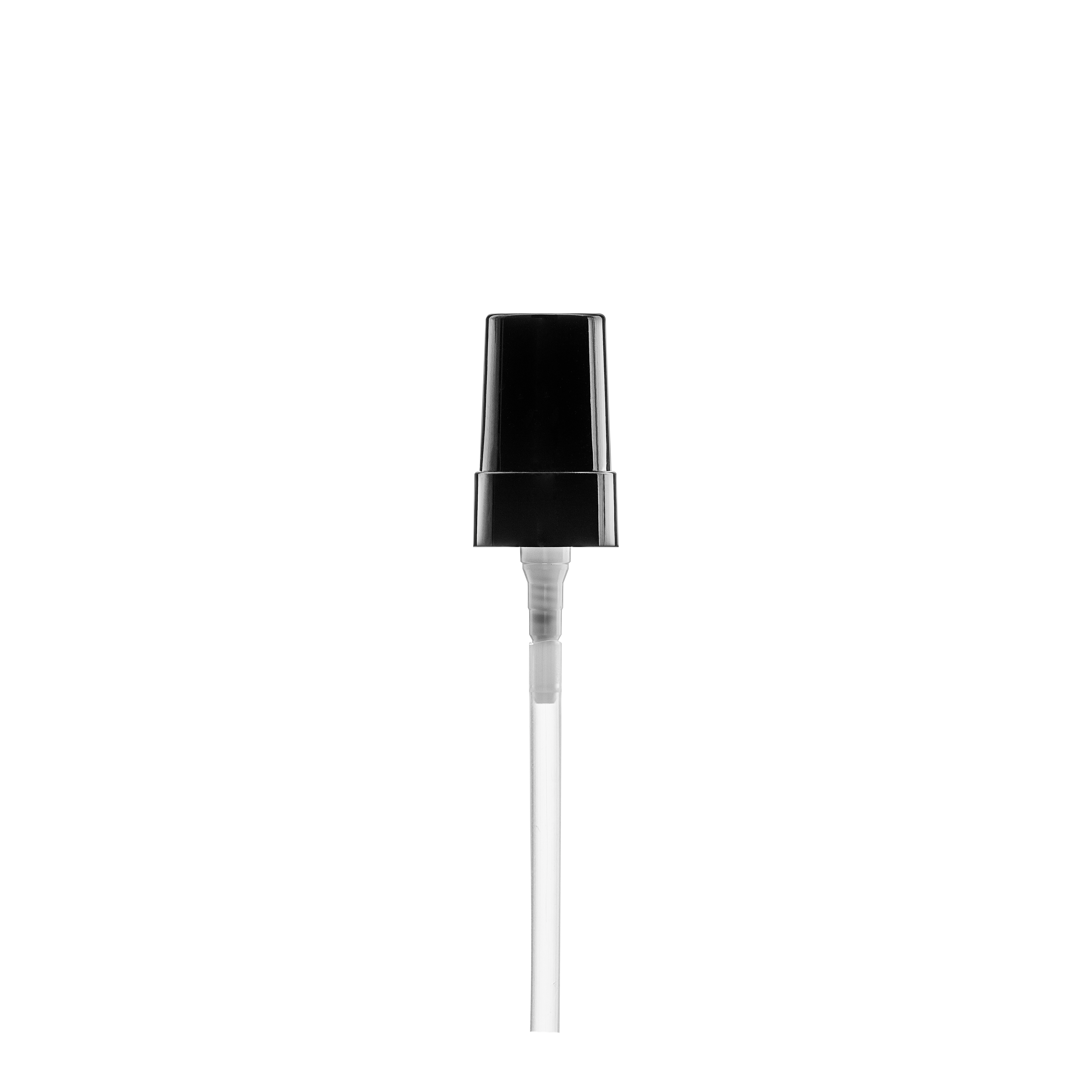 Lotion pump Sinfonia 18/400, PP, black, glossy finish, dose 0.10ml, black overcap (Willow 30) Lotion pump Sinfonia 18/400, PP, black, glossy finish, dose 0.10ml, black overcap (Willow 30)