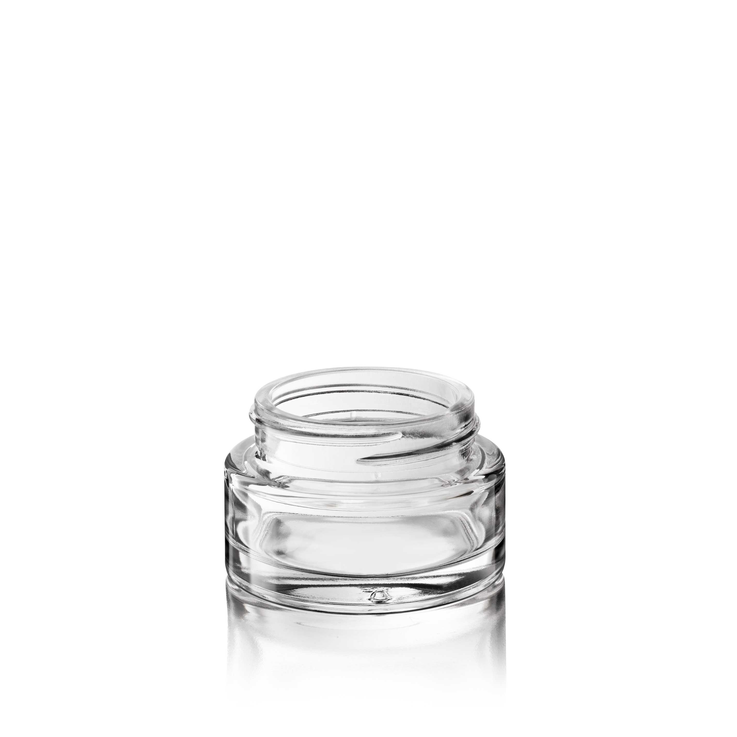 Cosmetic jar Camellia 30ml, 45 special thread, Flint 