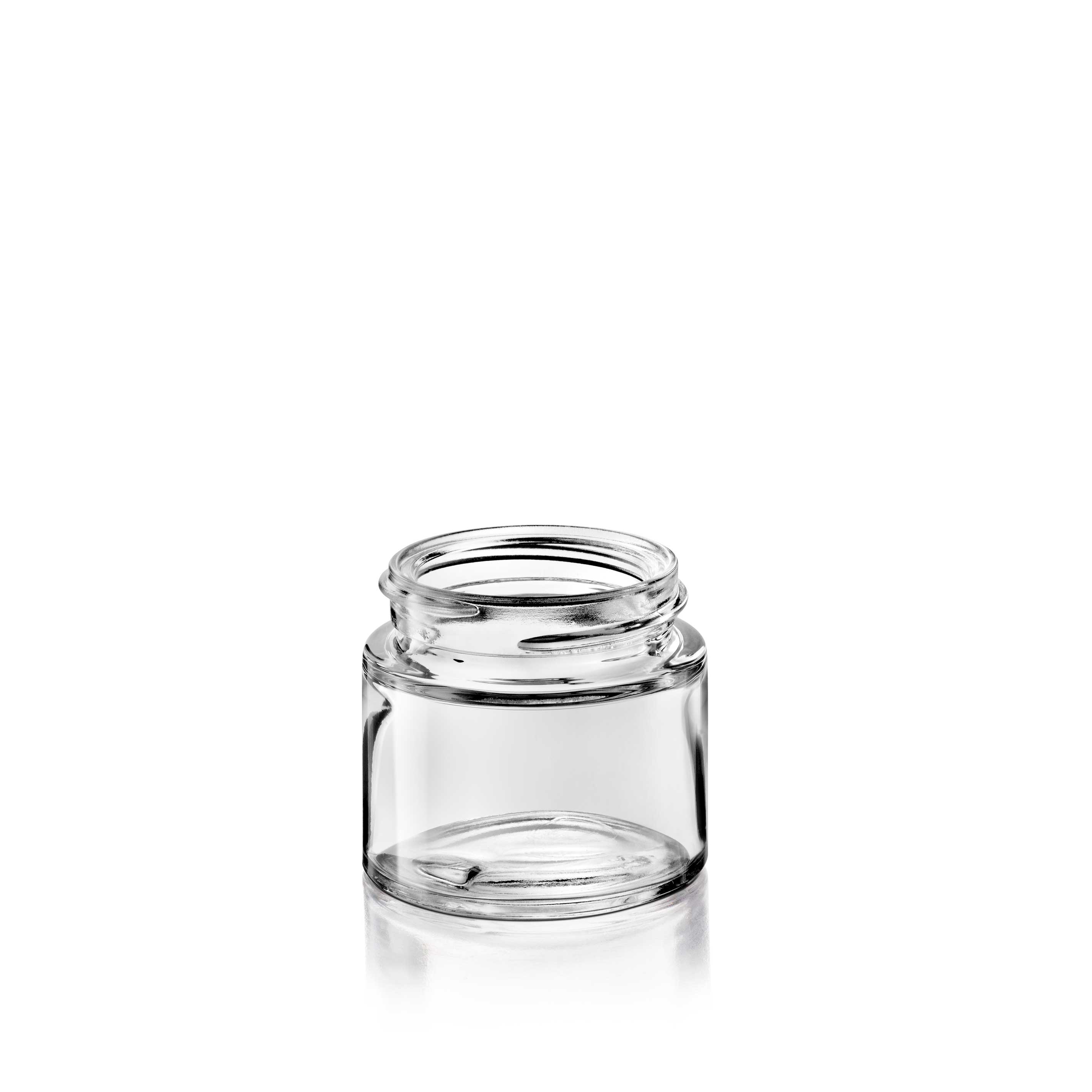 Cosmetic jar Lime 30 ml, 40/400, light weight, Flint
