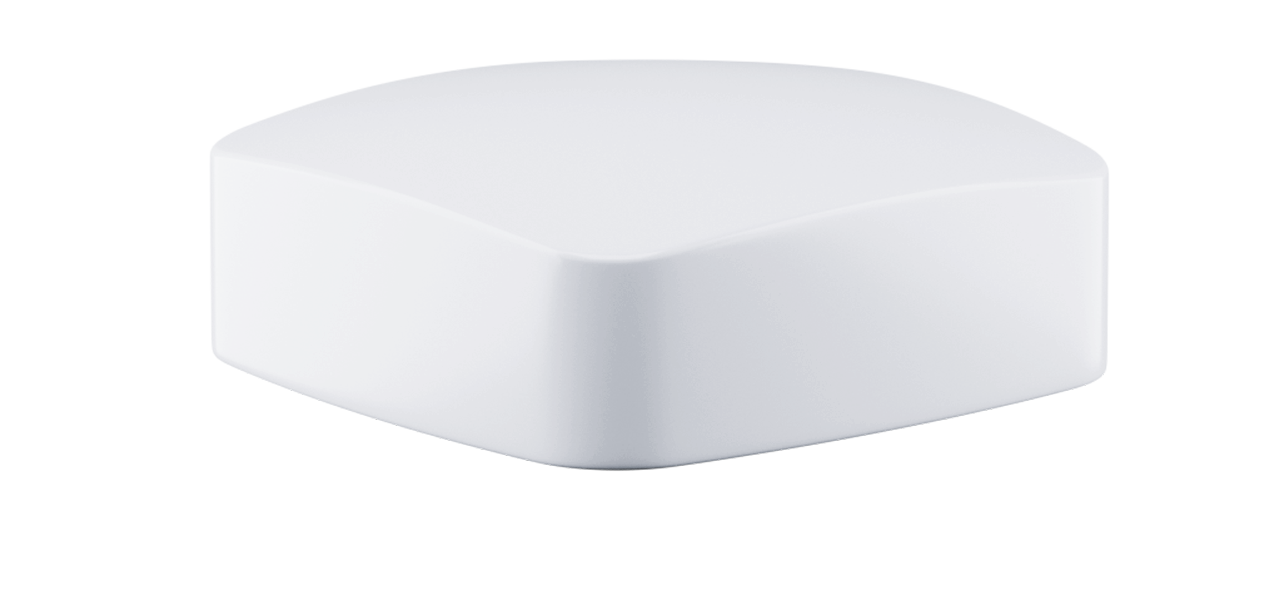 Lid Classic 54 special, PP, white, glossy finish, white inlay (Azalea 50)