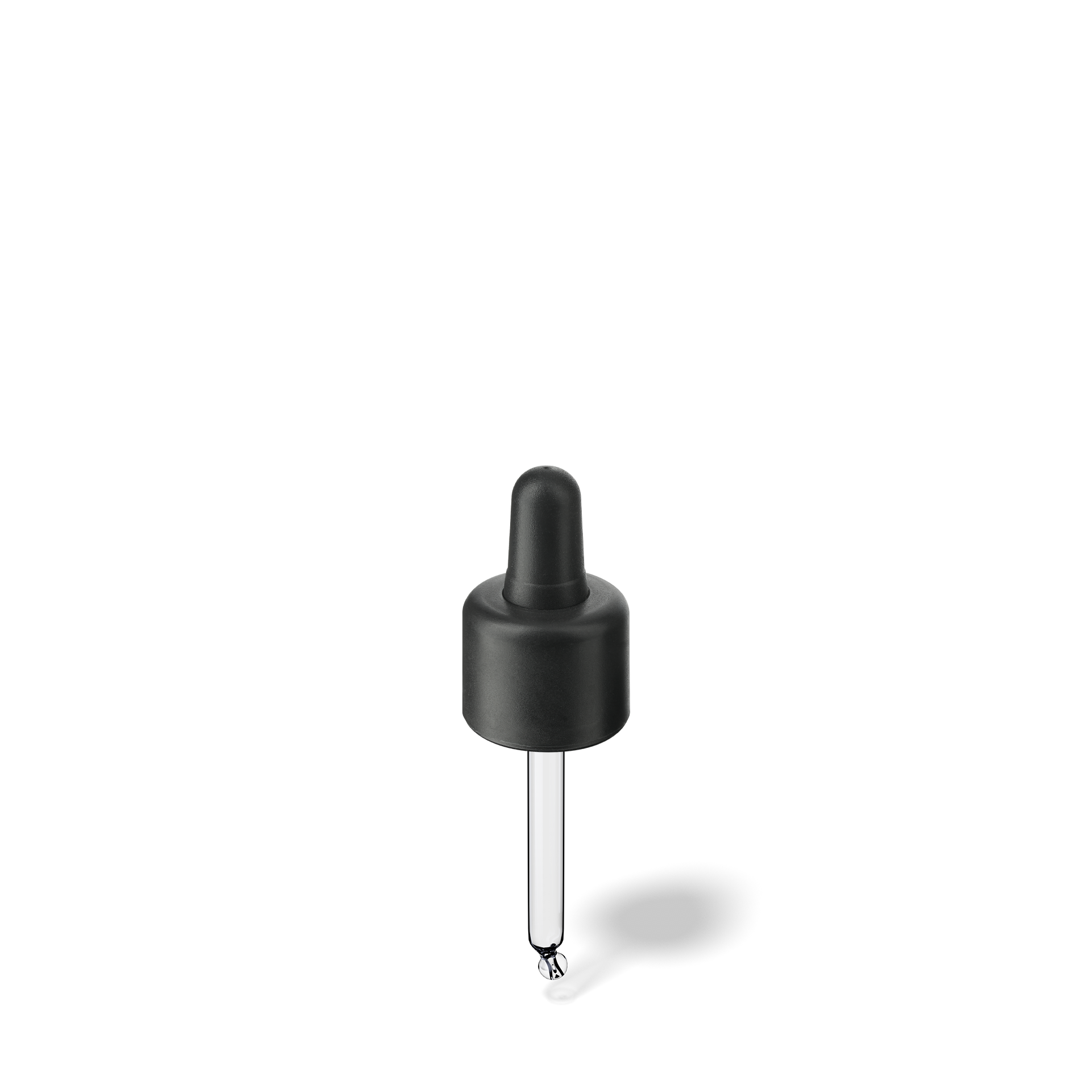 Pipette D06 black smooth, D18, TE-b, Bulb TPEs-b 0.7, Tip bent ball 1.0, ORI10-63/GING10