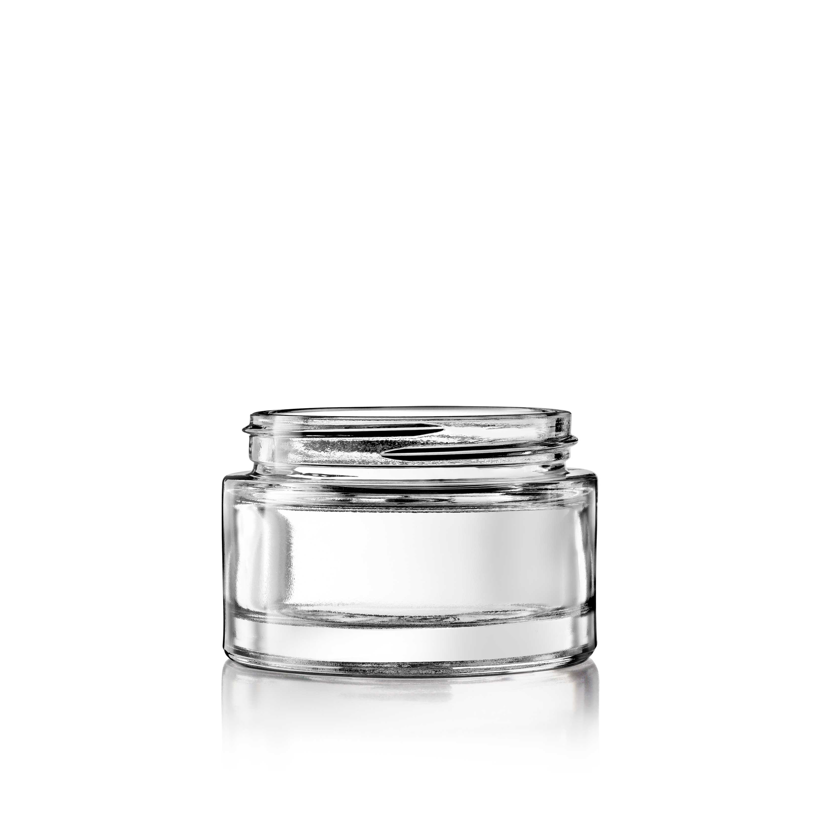 Cosmetic jar Olive 50 ml, 58/400, Flint