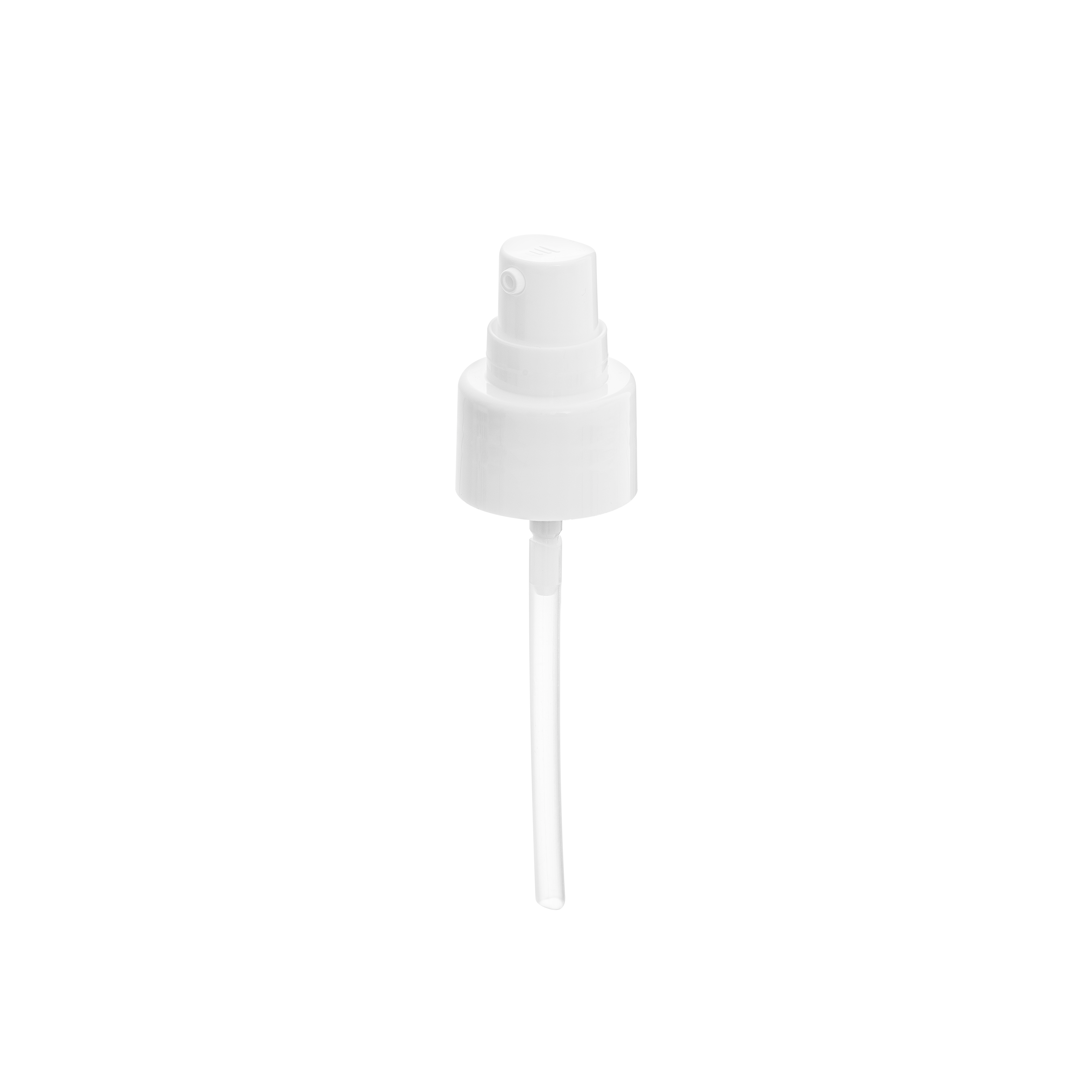 Lotion pump Sinfonia, 24/410, PP, white, glossy finish, dose 0.19ml, white overcap (Luna 100)