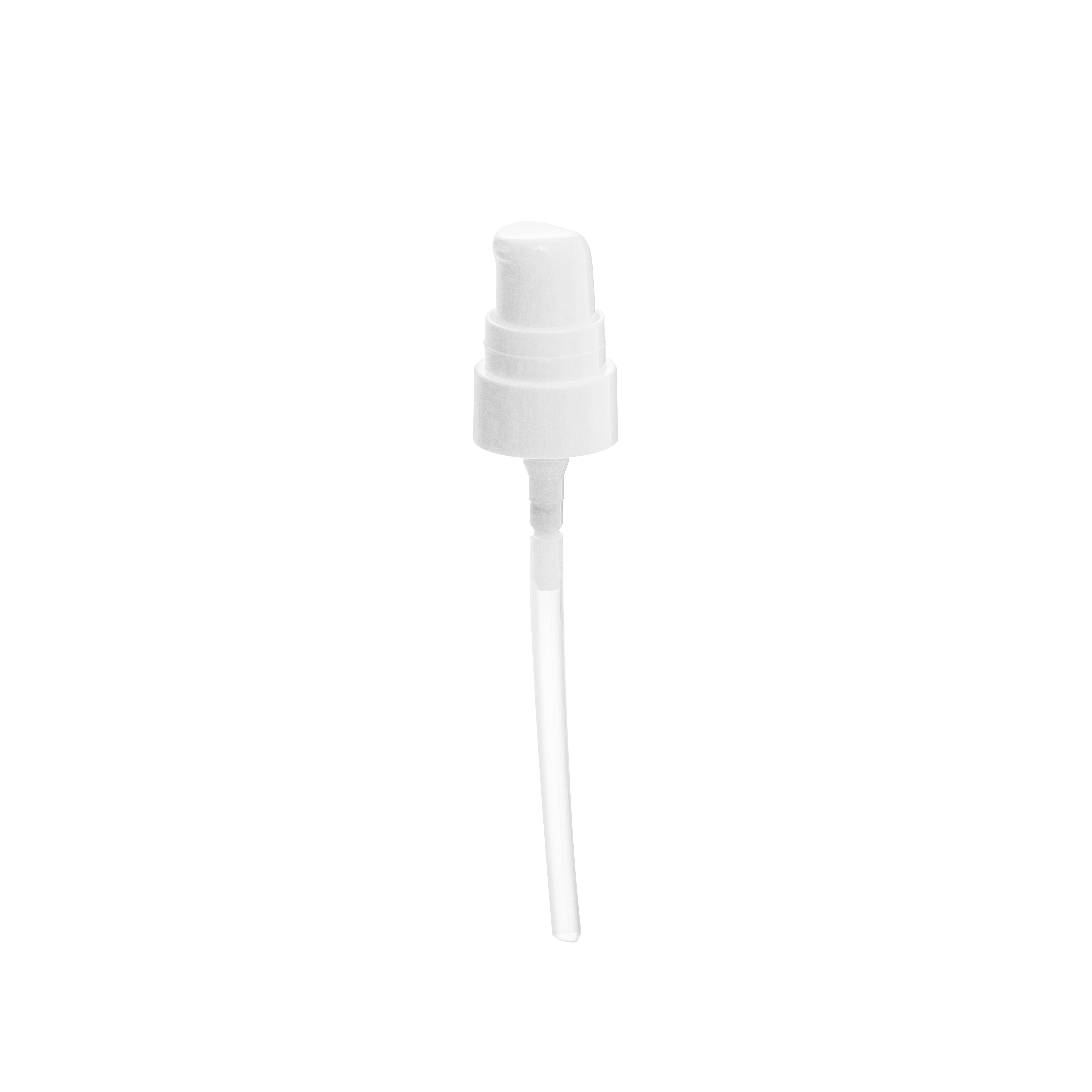 Lotion pump Sinfonia 18/400, PP, white, glossy finish, dose 0.10ml, white overcap (Azalea 30) Lotion pump Sinfonia 18/400, PP, white, glossy finish, dose 0.10ml, white overcap (Azalea 30)