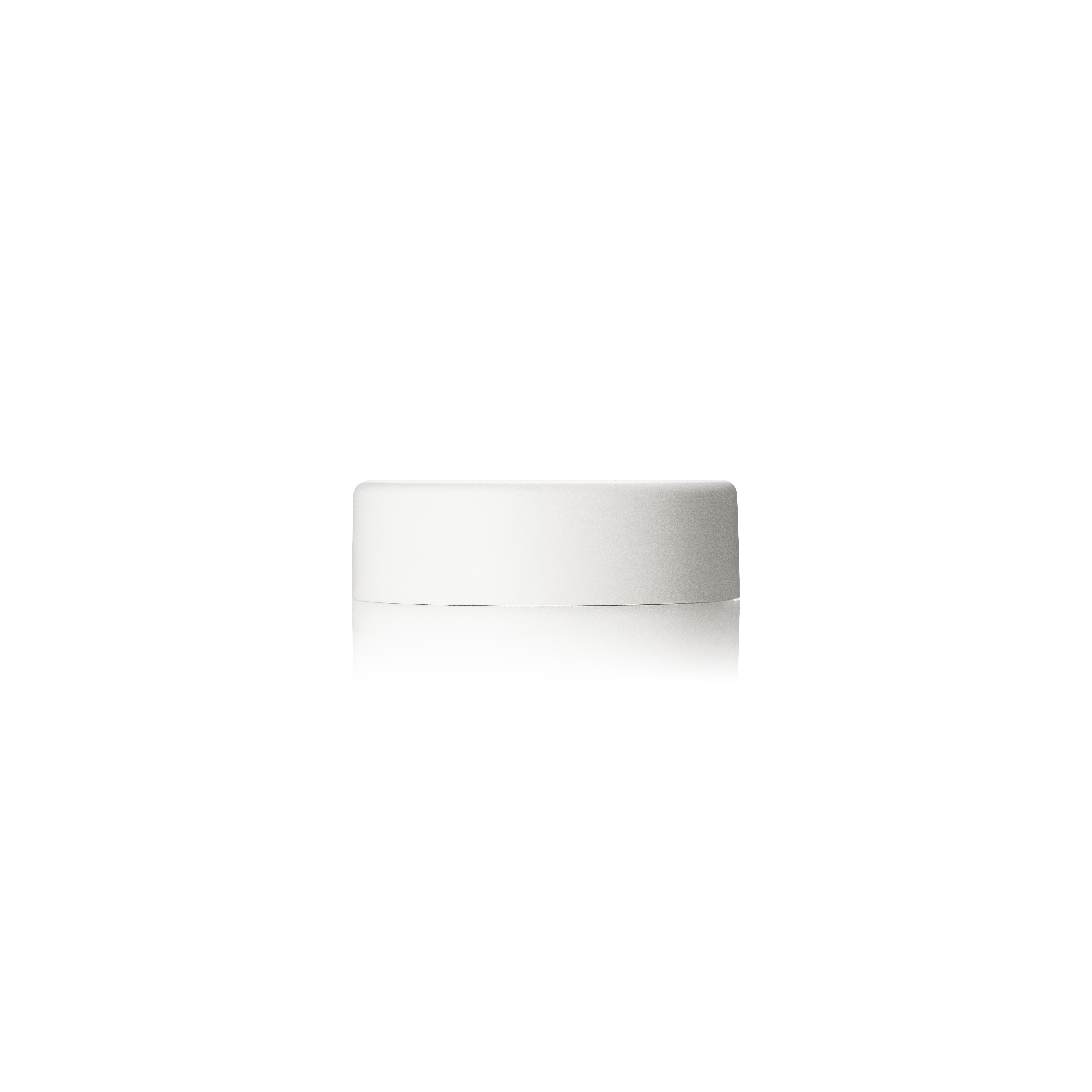 Lid Modern 48 special, PCR, white, matte finish, white inlay (Aspen 50)