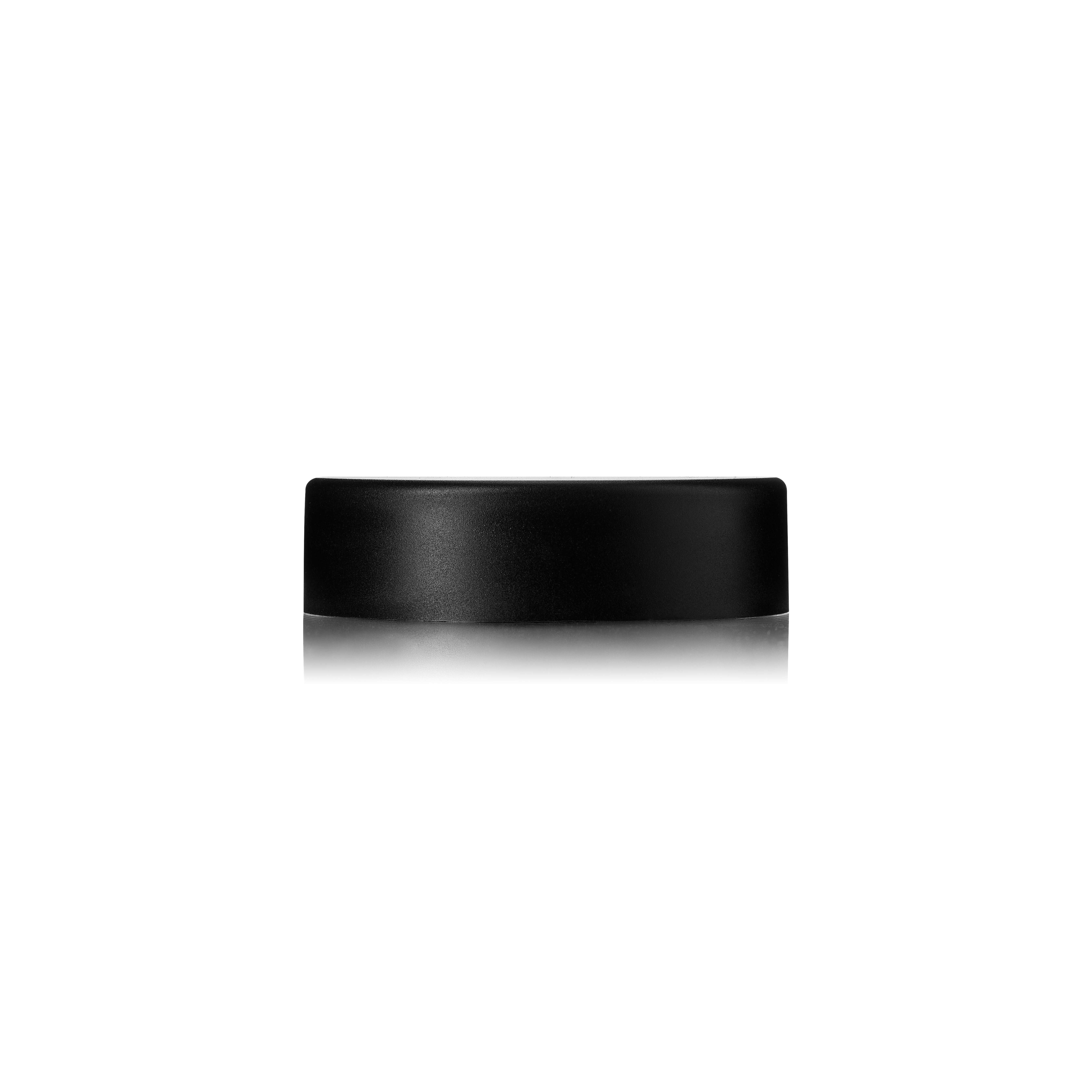 Lid Modern 58 special, PCR, black, matte finish, white inlay (Aspen 100)