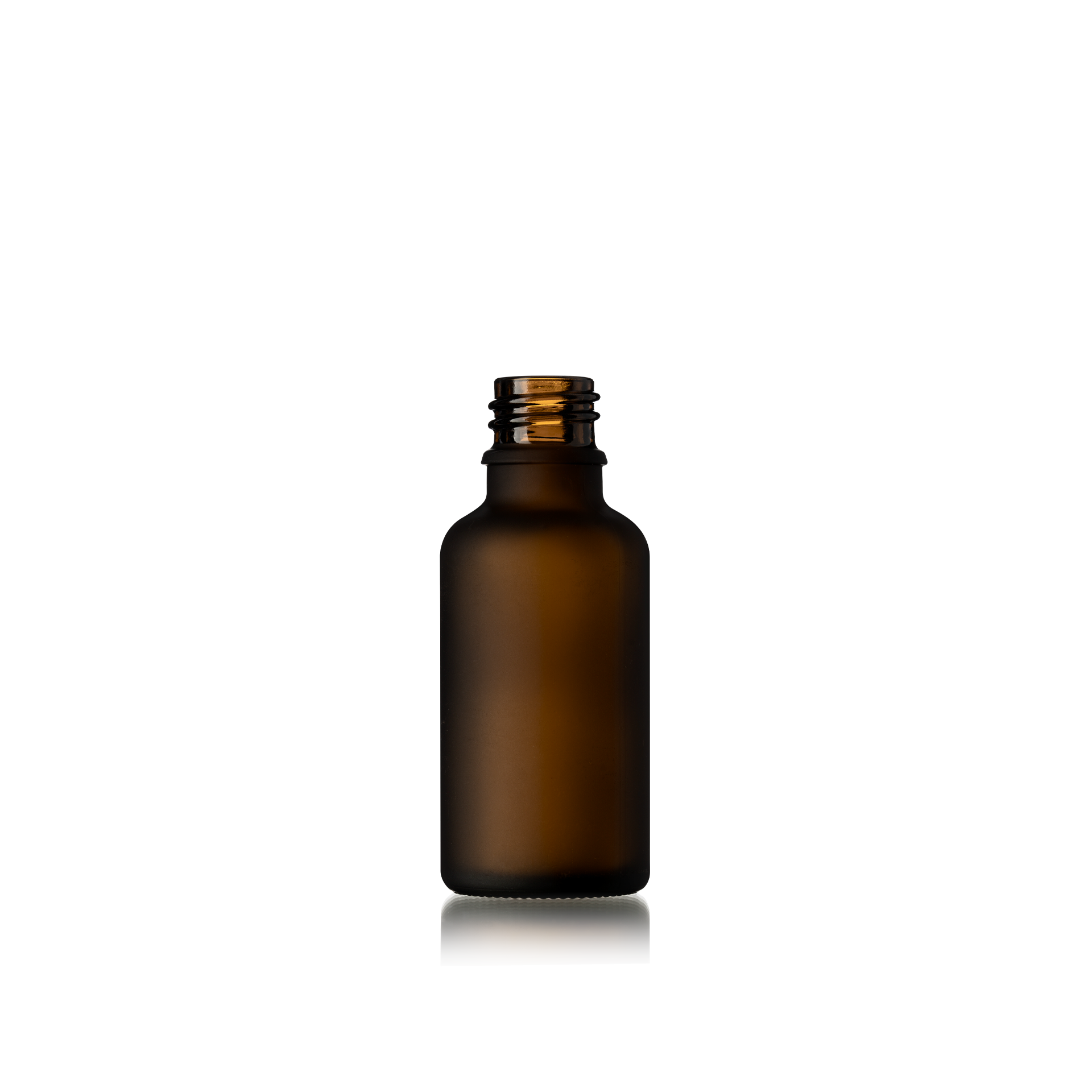 Dropper bottle Ginger 30ml, DIN18, Amber, frosted Dropper bottle Ginger 30ml, DIN18, Amber, frosted