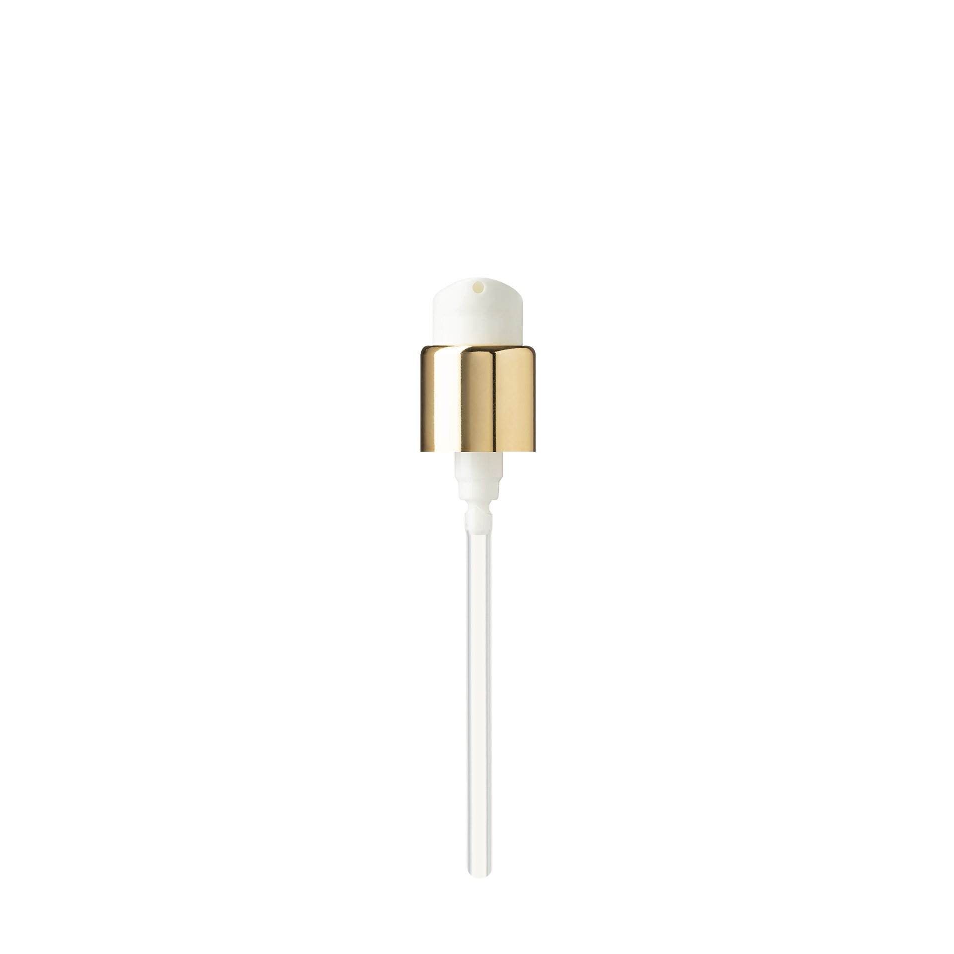 Lotion pump Metropolitan 18/400, PP/metal, gold shiny collar, dose 0.15ml, twist-lock (Willow 30) Lotion pump Metropolitan 18/400, PP/metal, gold shiny collar, dose 0.15ml, twist-lock (Willow 30)