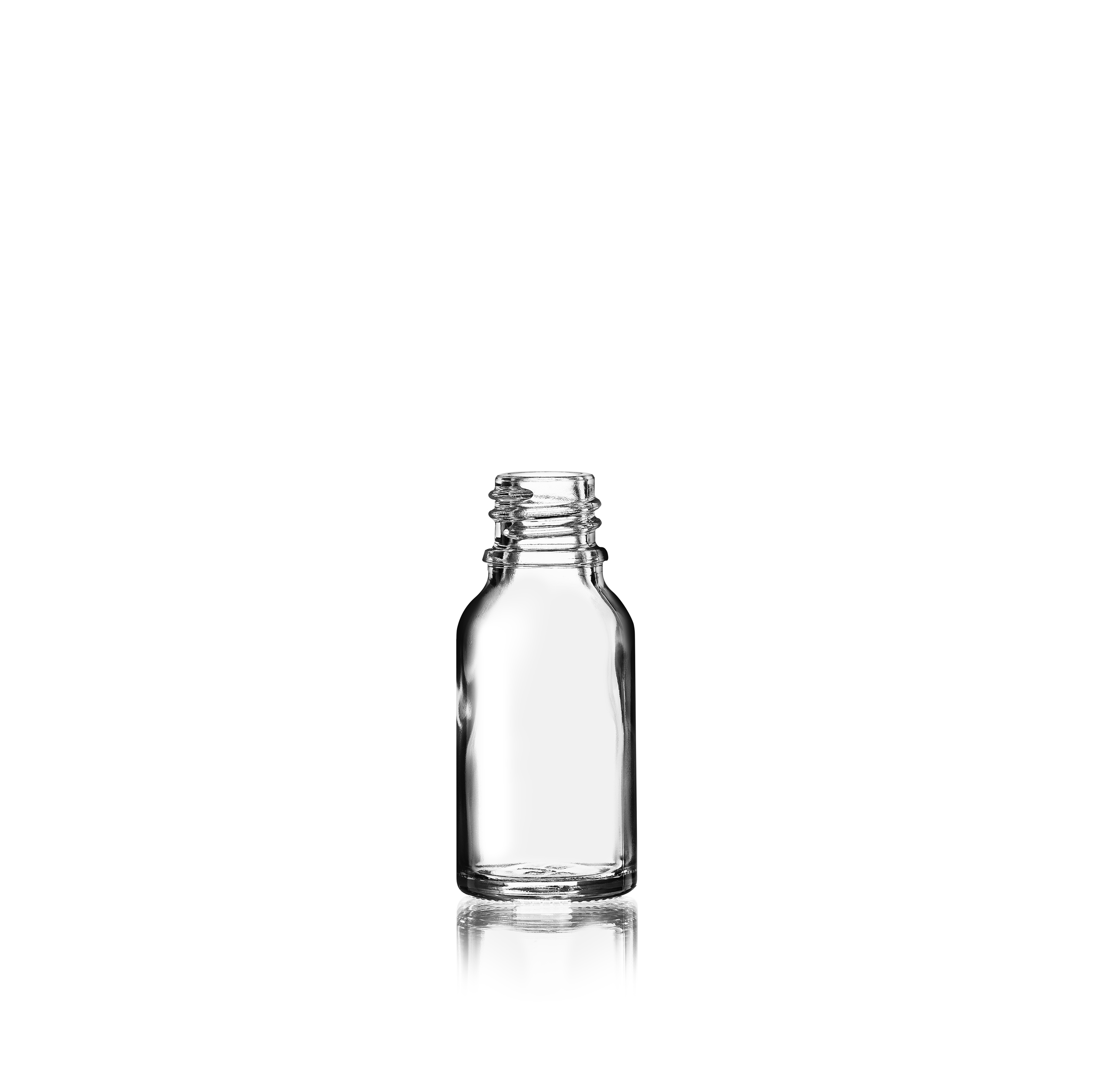 Dropper bottle Ginger 15 ml, DIN18, Flint