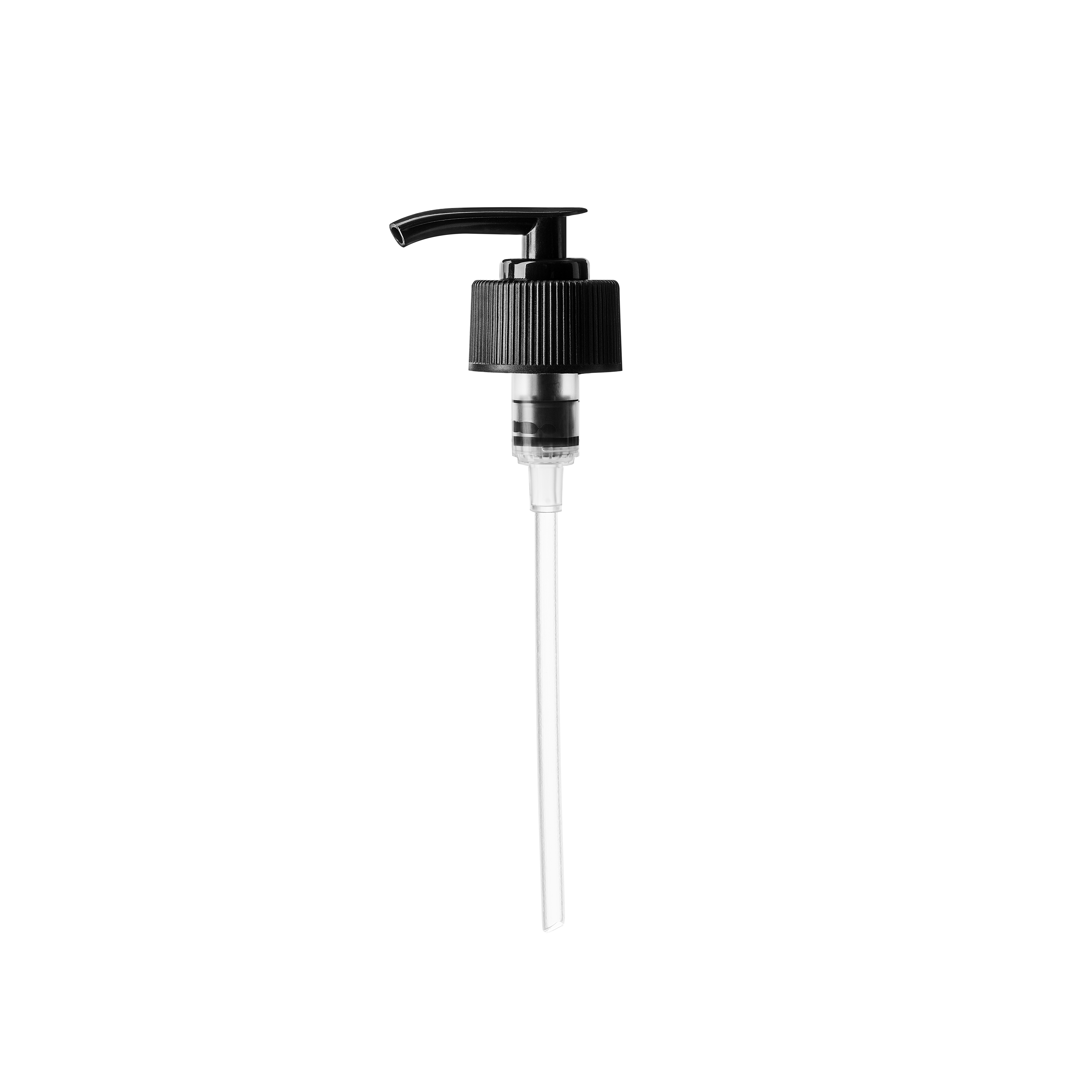 Lotion pump SD20C 28/410, PP, black ribbed, dose 2.0ml (Linden 500) Lotion pump SD20C 28/410, PP, black ribbed, dose 2.0ml (Linden 500)