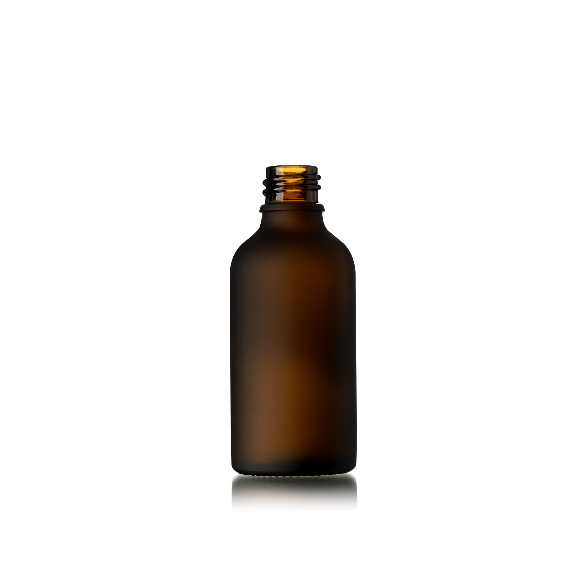 Dropper bottle Ginger 50ml, DIN18, Amber, frosted Dropper bottle Ginger 50ml, DIN18, Amber, frosted