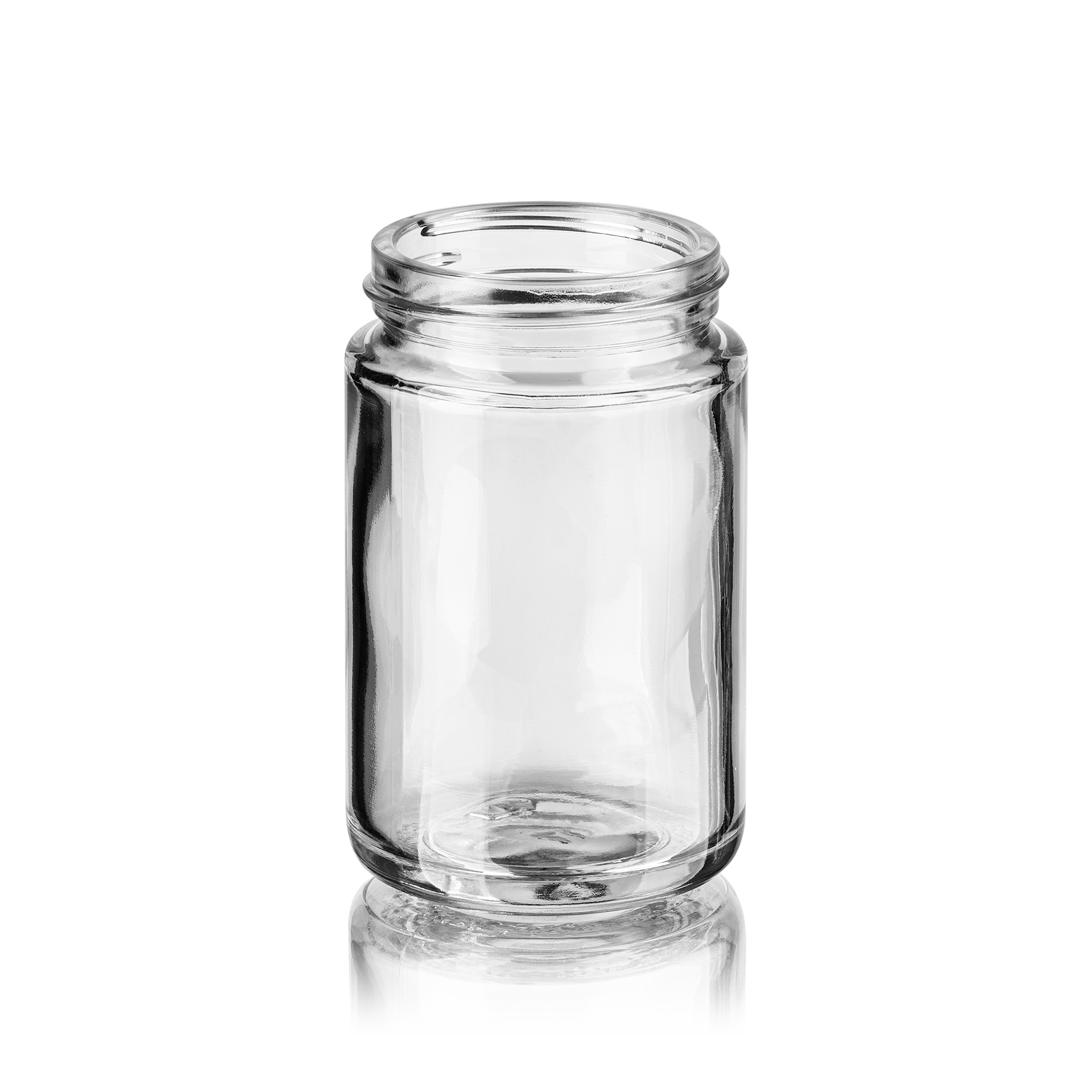 Wide neck jar Viola 100ml, Height 84.4 mm, 48/400, Flint