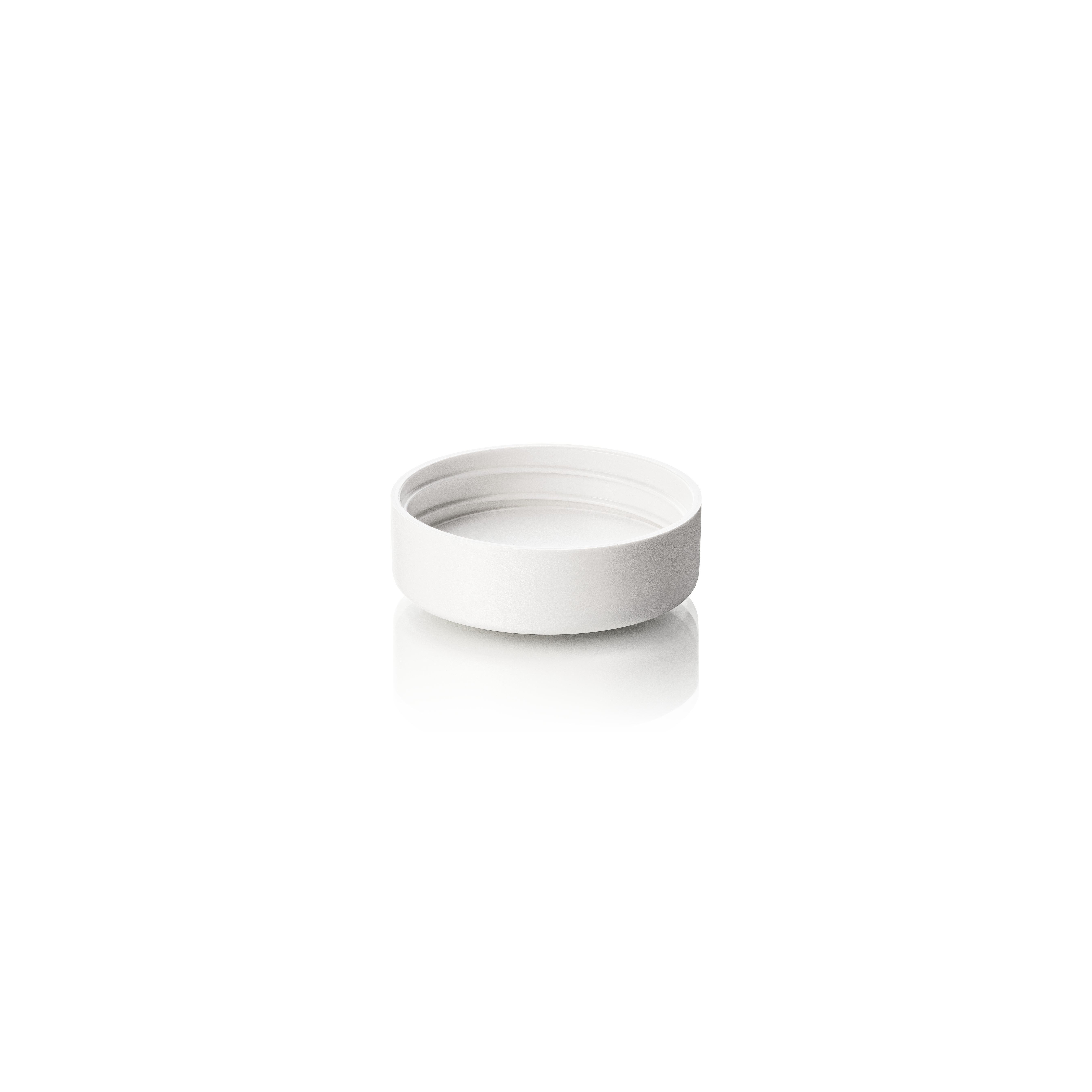Lid Modern 37 special, PCR, white, matte finish, white inlay (Aspen 15)