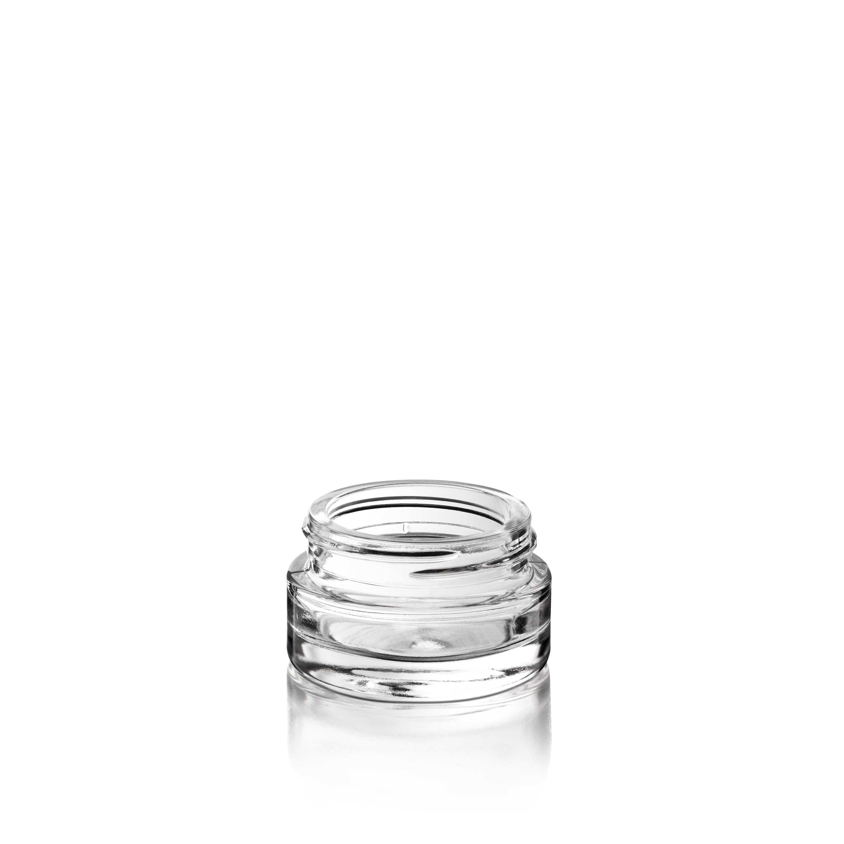 Cosmetic jar Bryn 15ml, 38 special thread, Flint