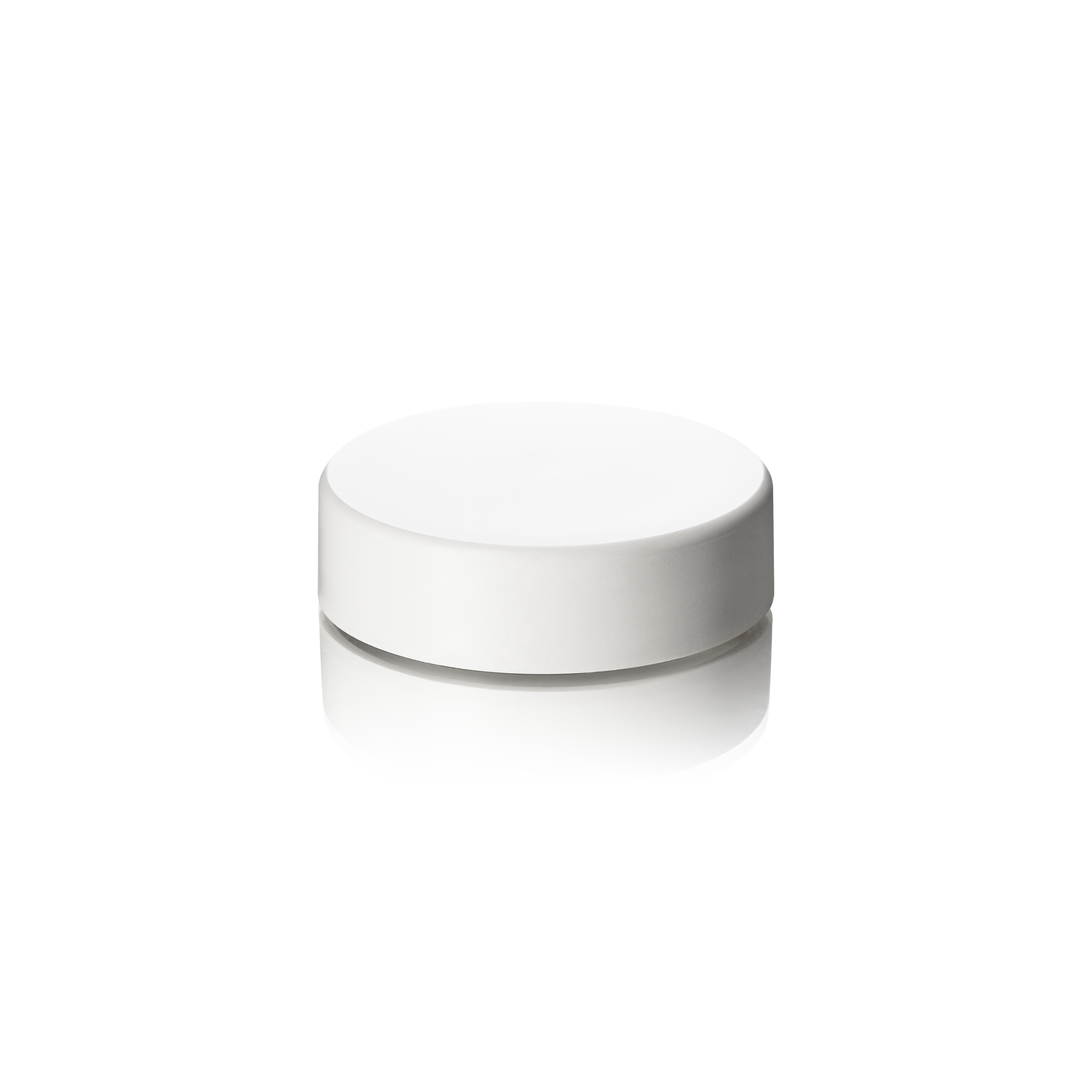 Lid Modern 58 special, PCR, white, matte finish, white inlay (Aspen 100) Lid Modern 58 special, PCR, white, matte finish, white inlay (Aspen 100)