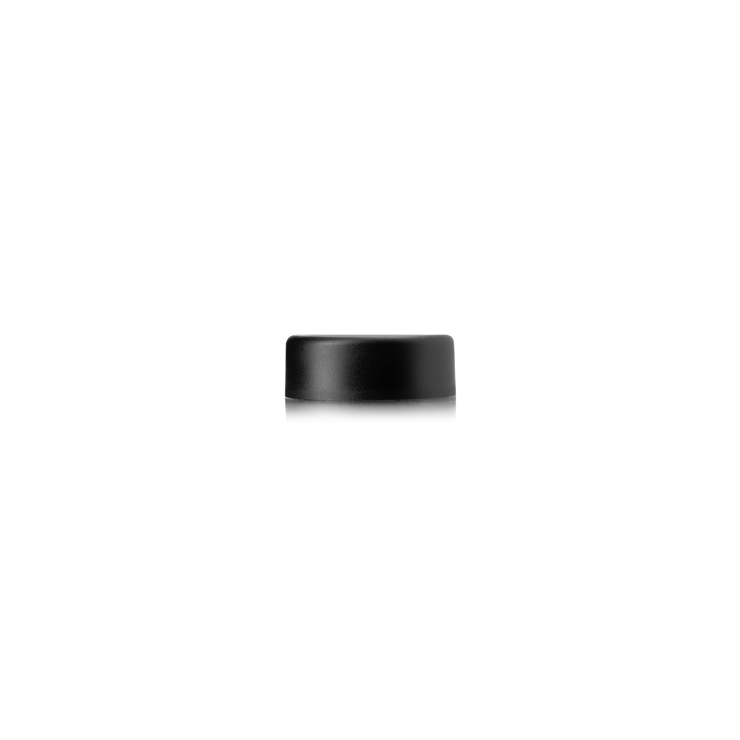 Lid Modern 29 special, PCR, black, matte finish, white inlay (Aspen 5)
