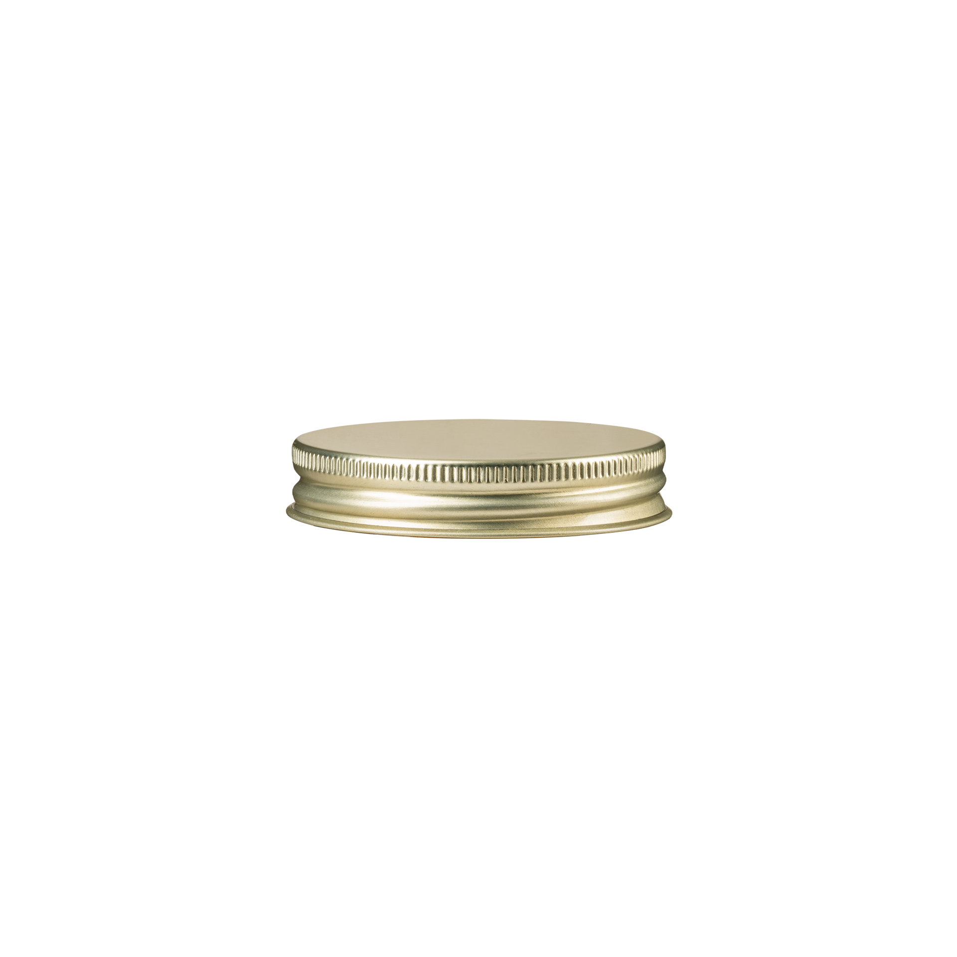 Screw cap Clio 168, 70/400, tinplate, gold, white inlay (Viola/Violette 250)