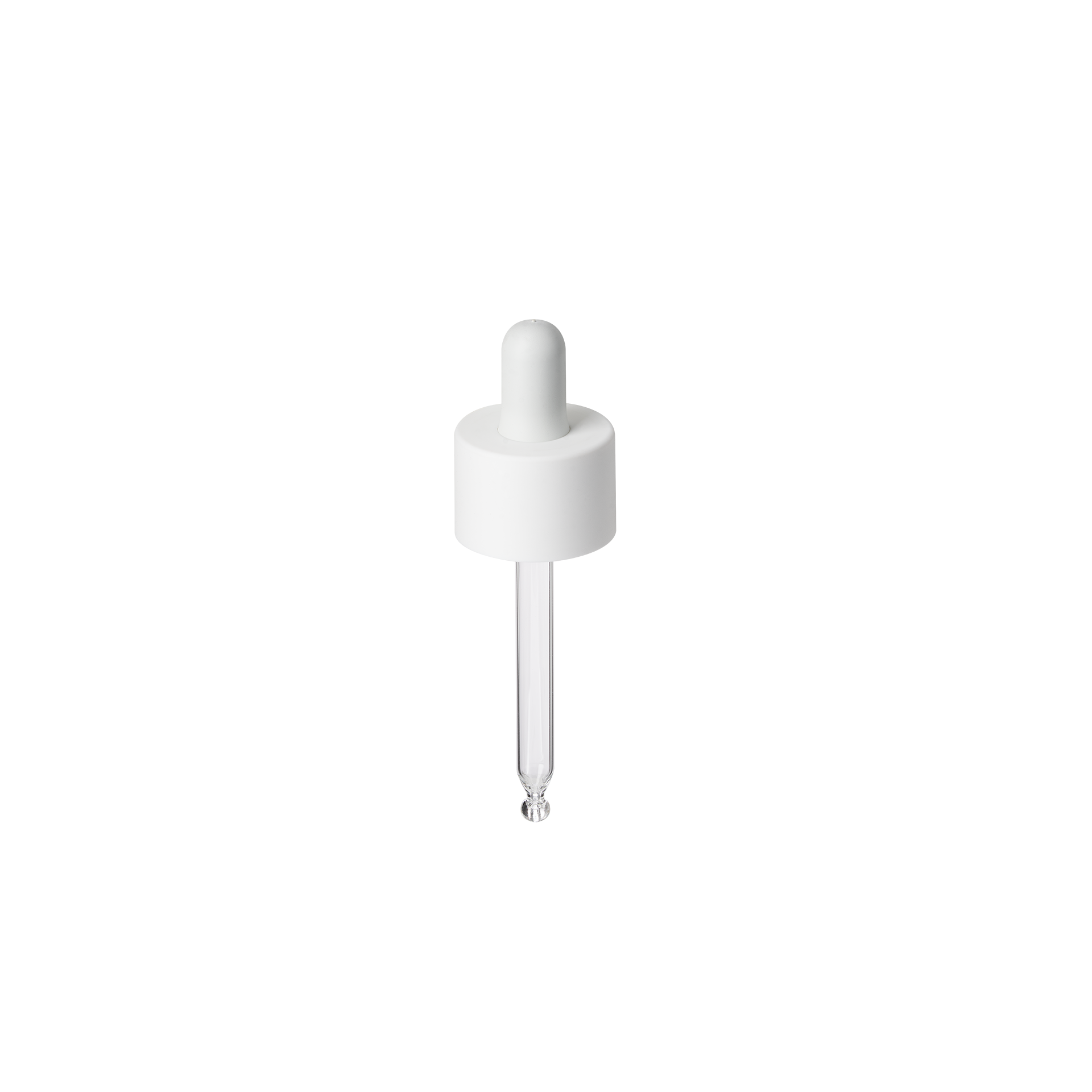Pipette, 24/410, white matte, bulb Nitrile 0.65ml, ball tip straight (Luna 100)