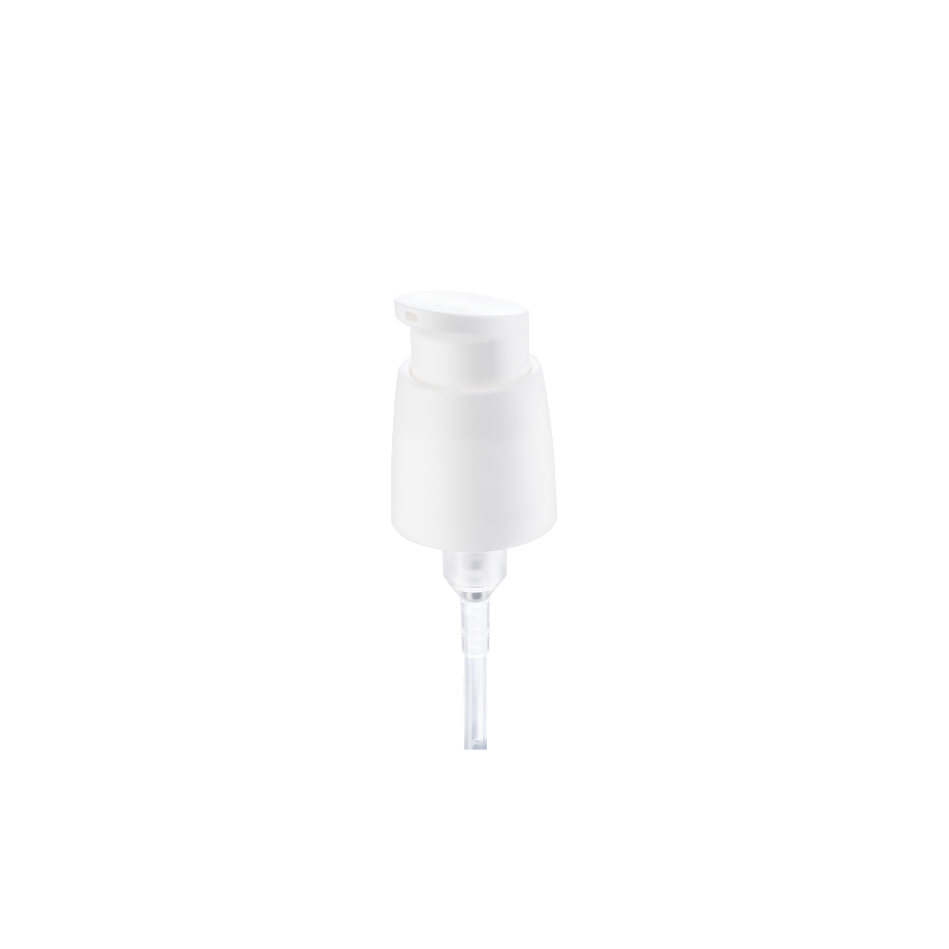 Lotion pump Cremosa 24/410, PP, white, matte finish, dose 0.28ml, twist-lock (Linden 118)