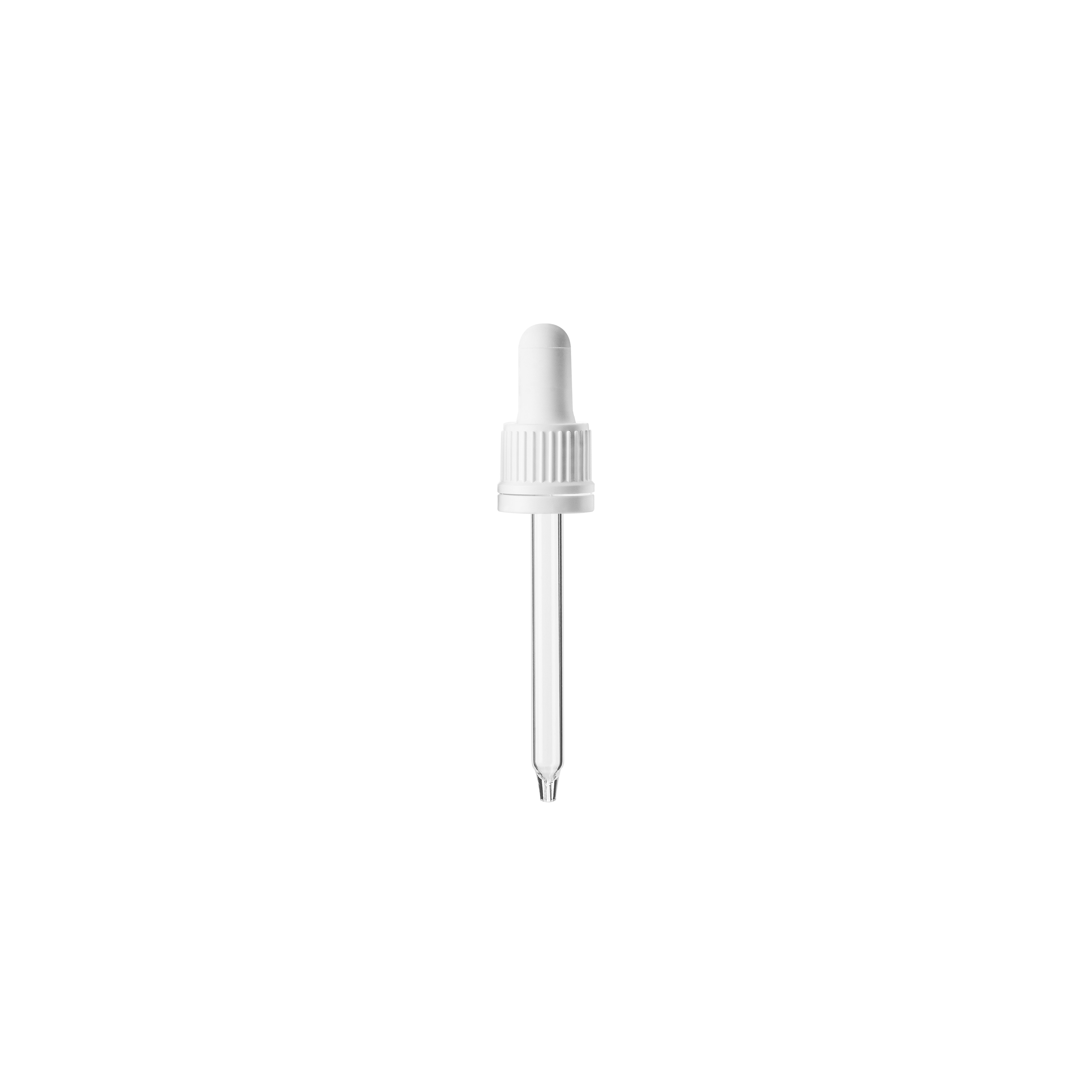 Pipette tamper evident DIN18, II, PP, white, ribbed, bulb TPE 1.0ml, conical tip (Ginger 50) Pipette tamper evident DIN18, II, PP, white, ribbed, bulb TPE 1.0ml, conical tip (Ginger 50)