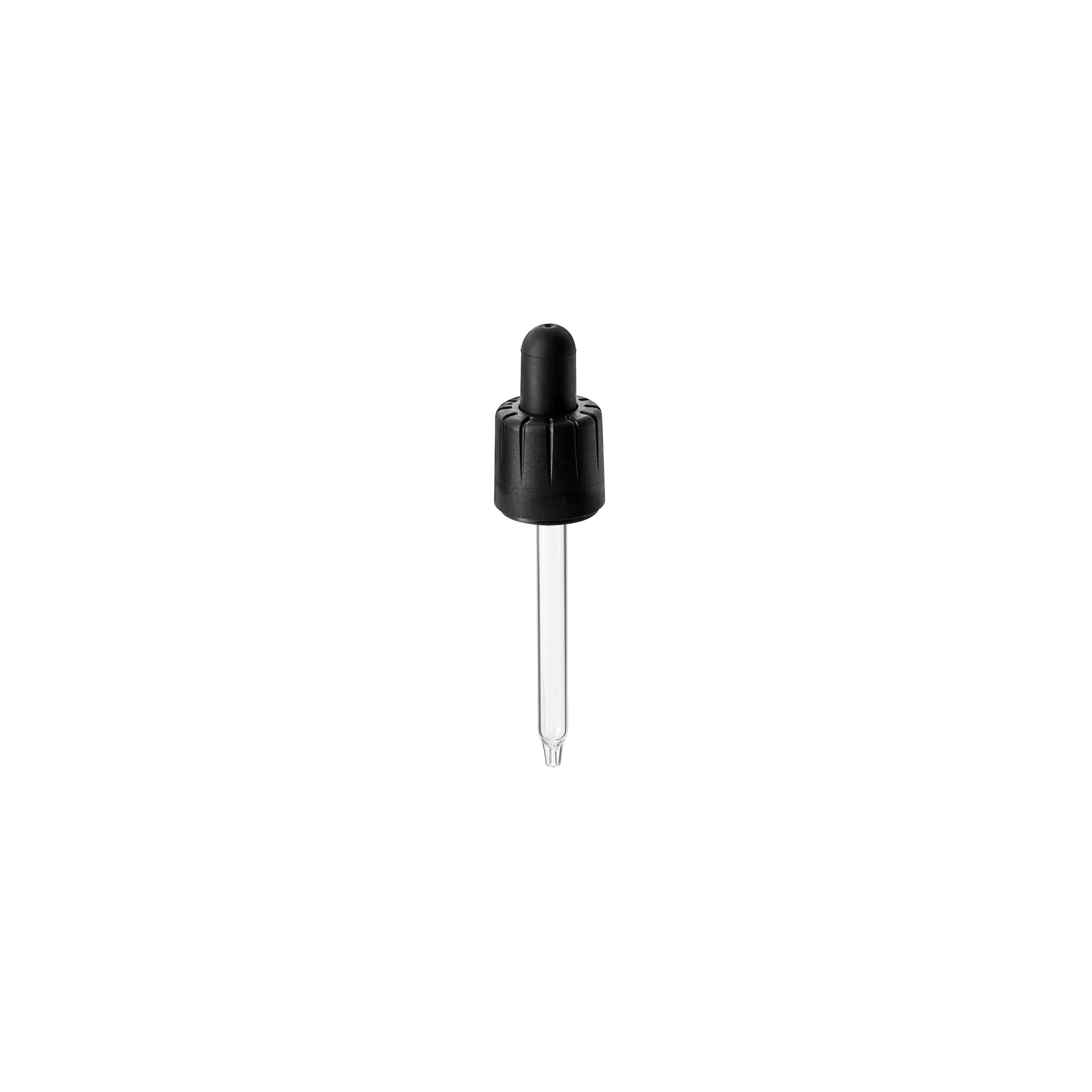Pipette child-tamper evident, DIN18, II, PP/PEHD, black, bulb TPE 1.0ml, conical tip (Ginger 30) Pipette child-tamper evident, DIN18, II, PP/PEHD, black, bulb TPE 1.0ml, conical tip (Ginger 30)