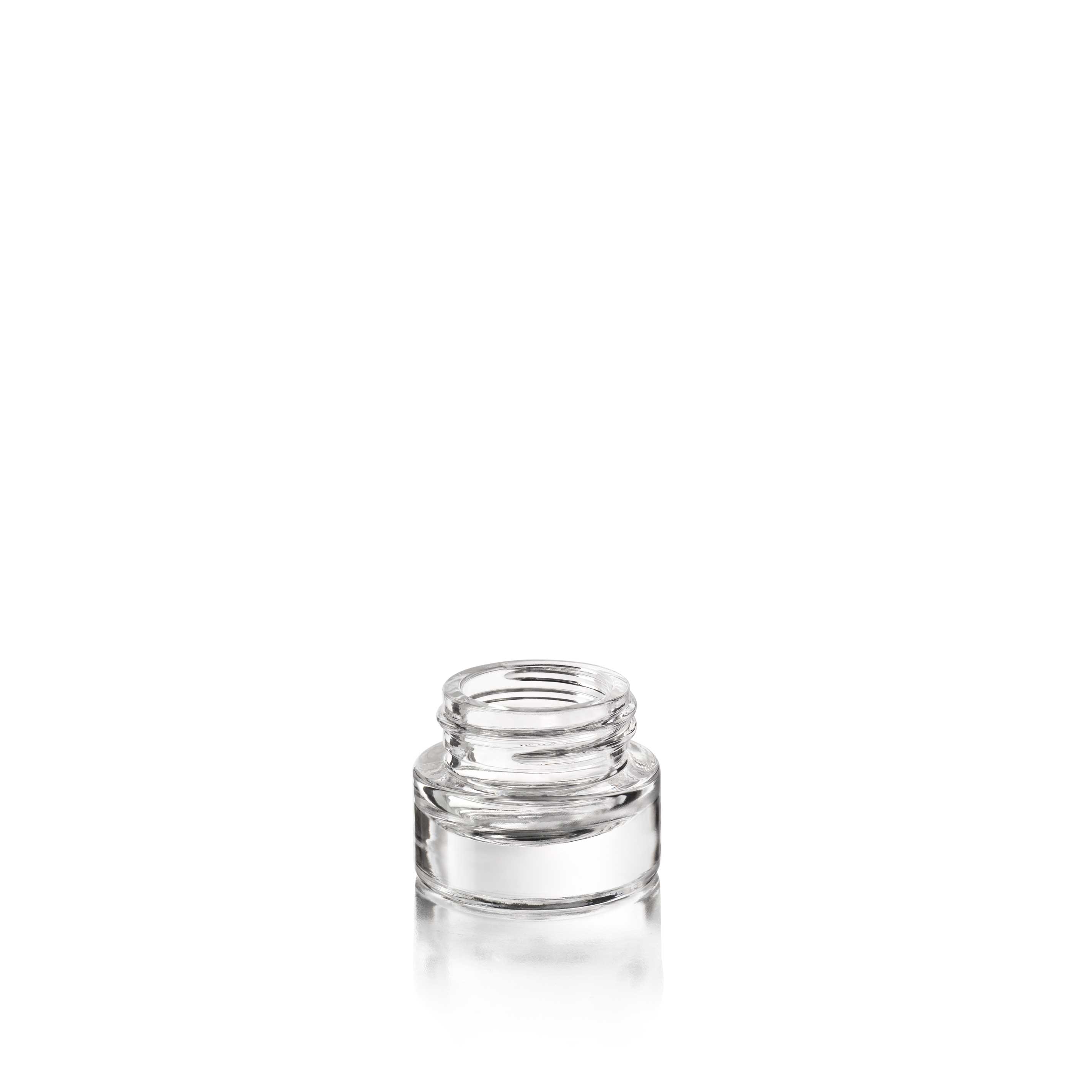 Cosmetic jar Camellia 5ml, 28 special thread, Flint 