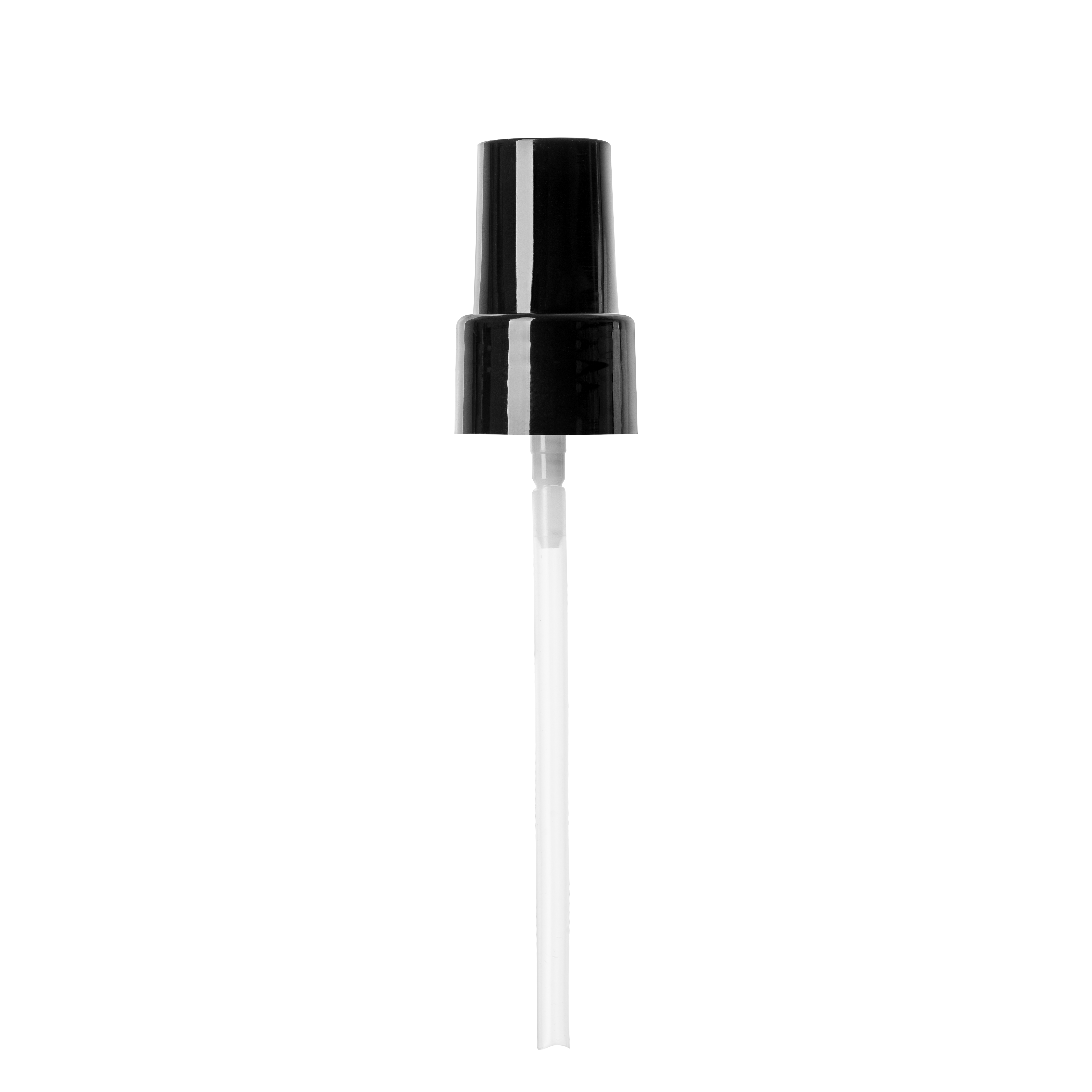 Lotion pump Sinfonia, 24/410, PP, black, glossy finish, dose 0.19 ml, black overcap (Laurel 100)  