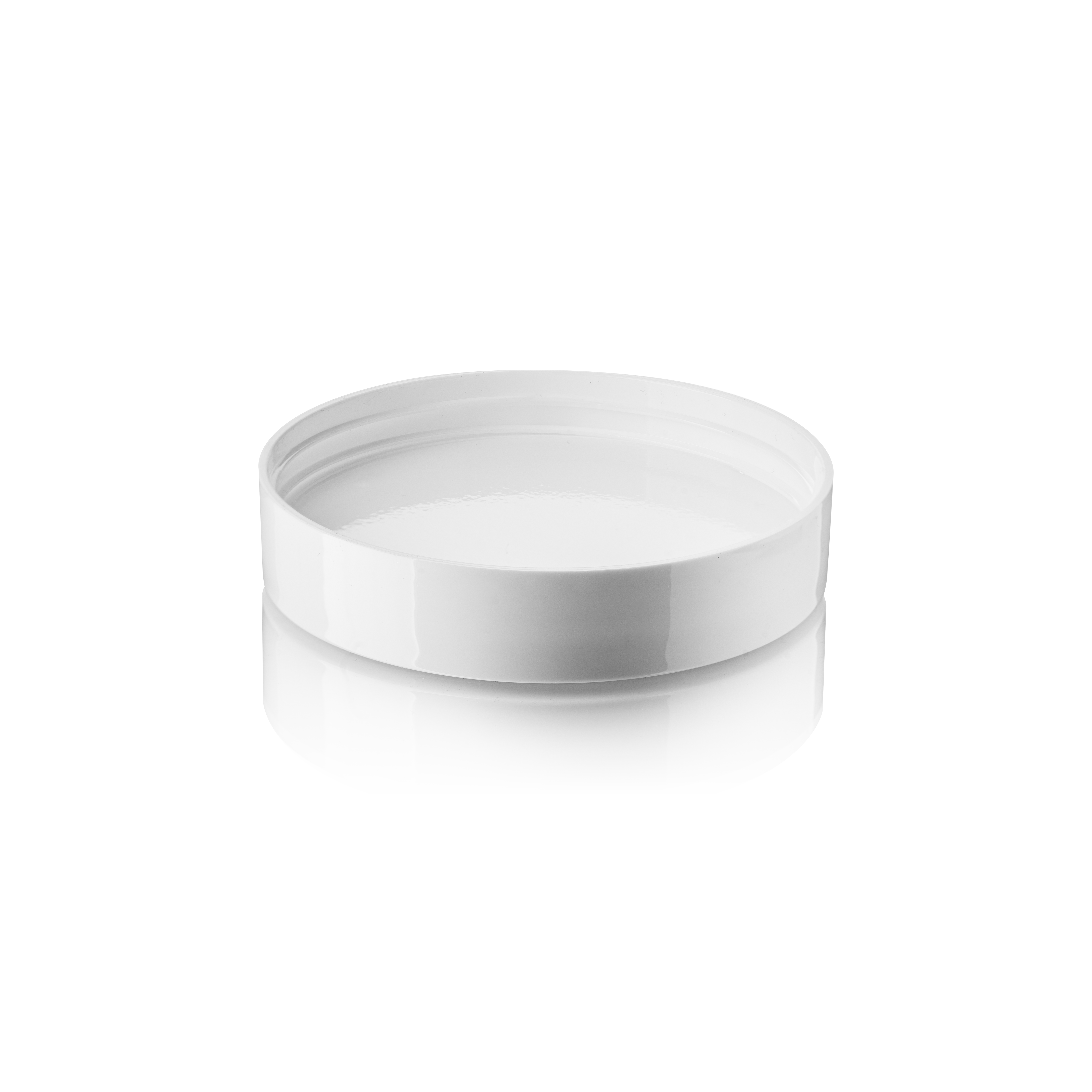 Lid Modern 87 special, PP, white, glossy finish with white Phan inlay for Bryn 200 ml