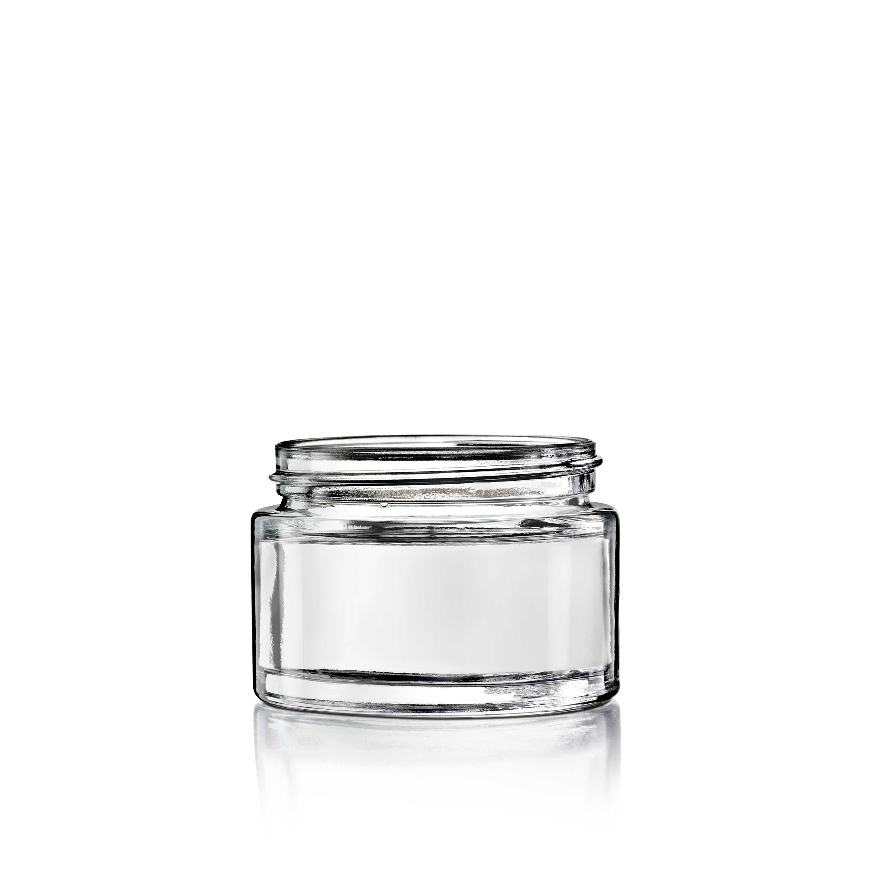 Cosmetic jar Lime 50 ml, 53/400, light weight, Flint