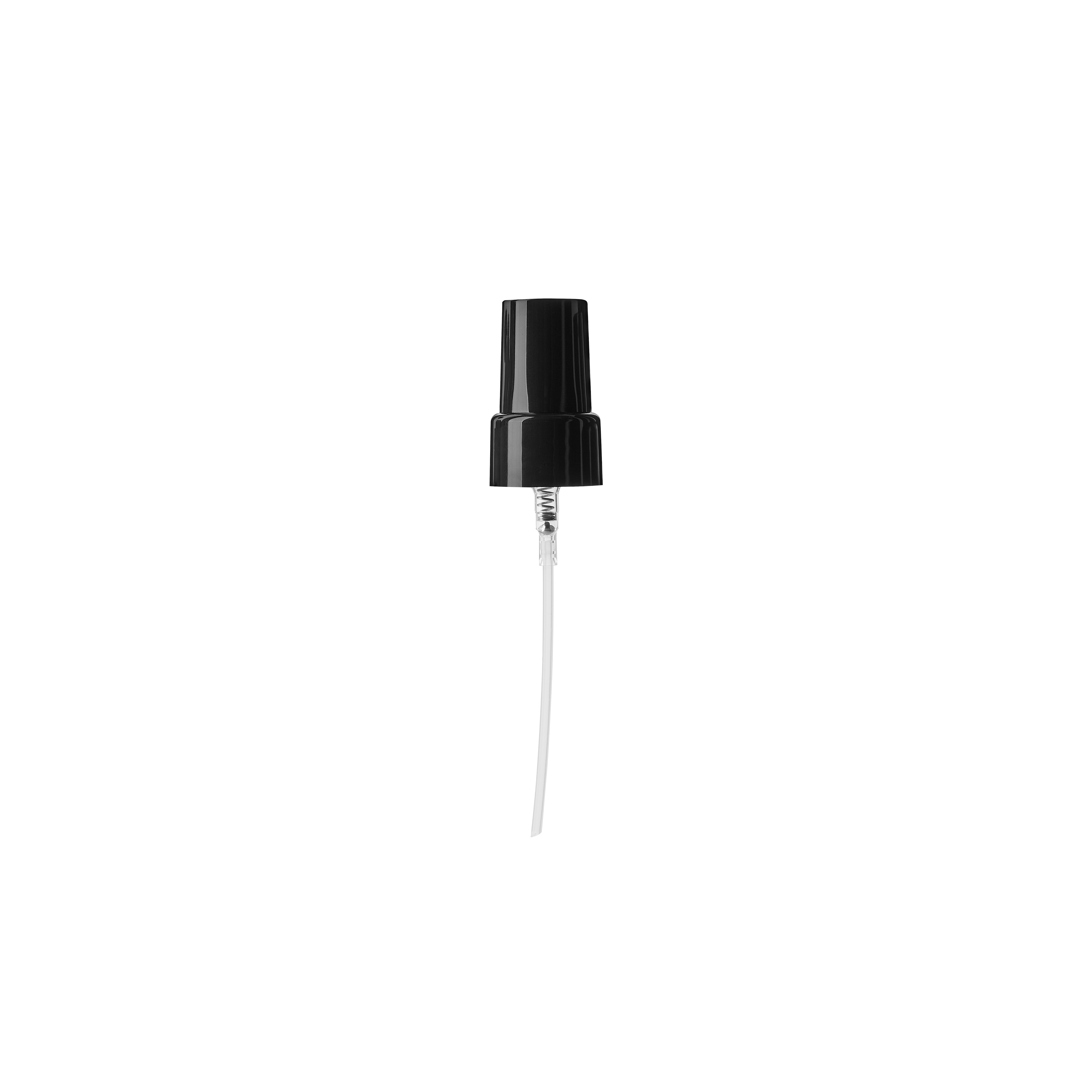 Mist sprayer Sinfonia 20/410, PP, black, glossy, dose 0.10ml, black overcap (DA Allure 30)